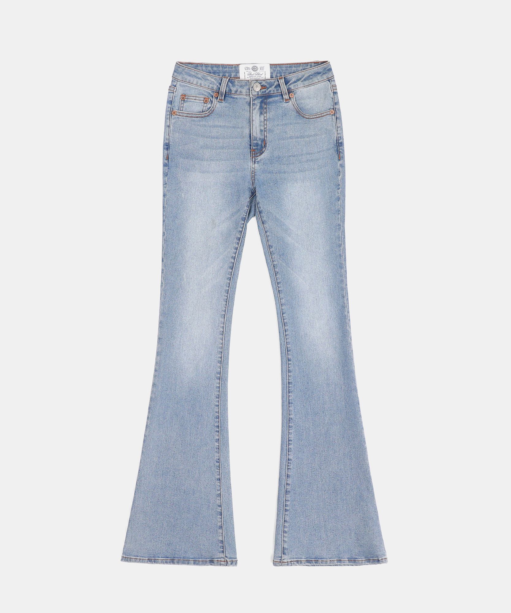 パンツ [BADBLOOD] Squad Low-rise Bootcut Pants MUSINSA | BADBLOOD 0119 Low Rise Bootcut Jeans - Light Blue