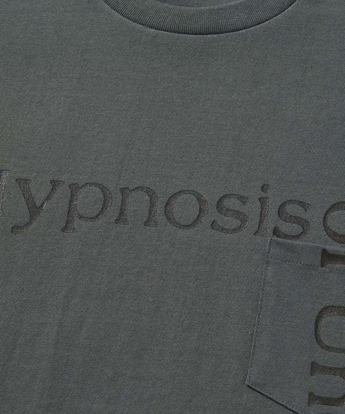 리베레(LIBERE) MESSAGE T-SHIRT / CHARCOAL