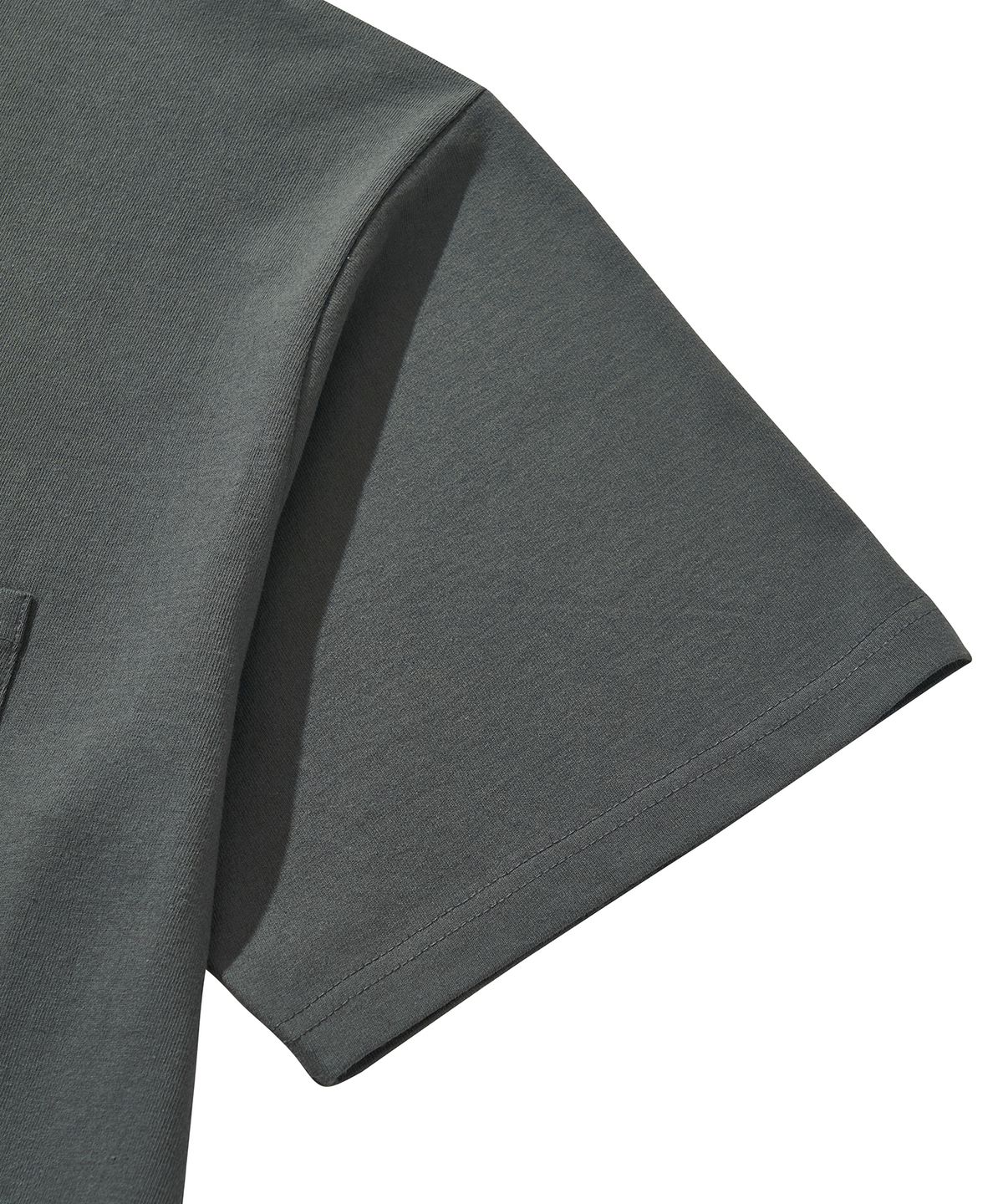 리베레(LIBERE) MESSAGE T-SHIRT / CHARCOAL