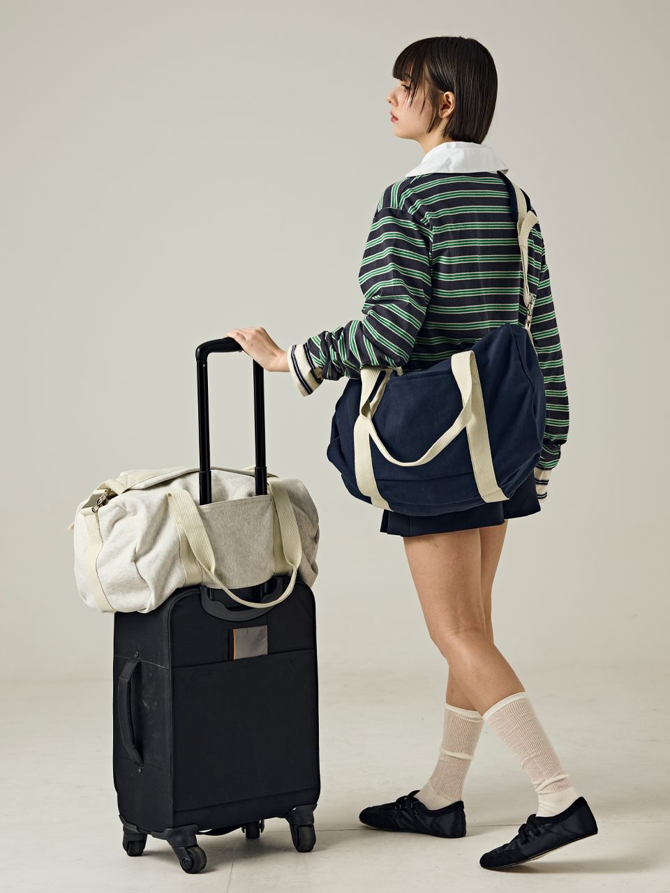 【saladbowls】 410 Travel Bag /追跡付 MUSINSA公式 | SALAD BOWLS 410 Travel Bag [NAVY]