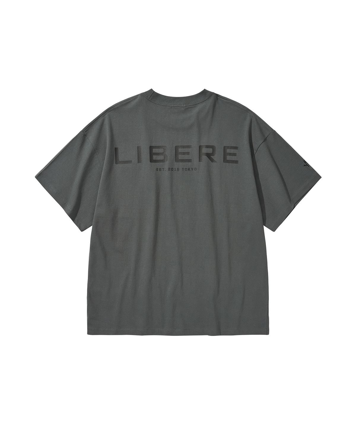 리베레(LIBERE) LIBERE LOGO T-SHIRT / CHARCOAL