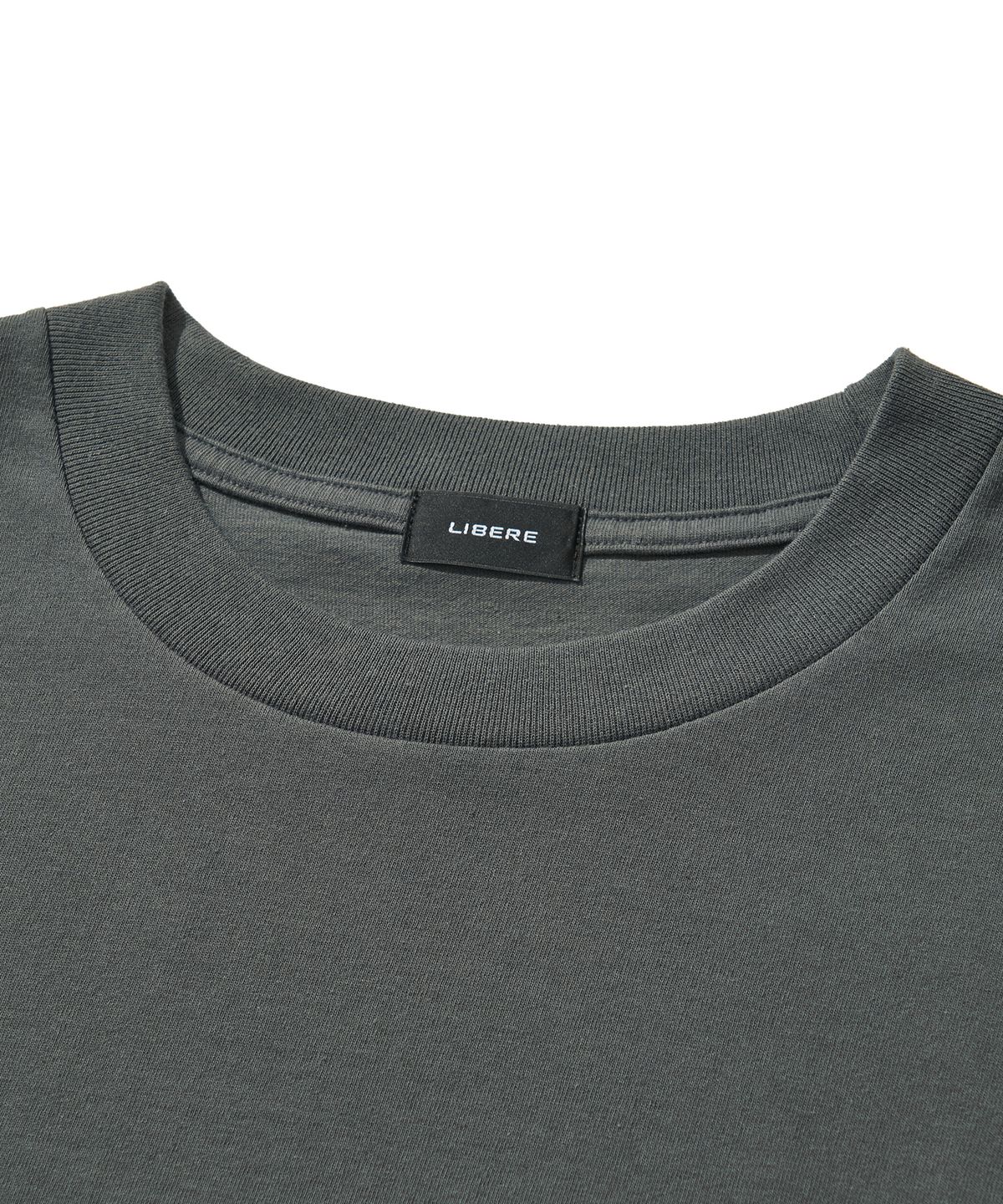 리베레(LIBERE) LIBERE LOGO T-SHIRT / CHARCOAL