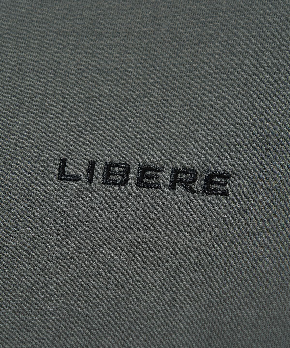 리베레(LIBERE) LIBERE LOGO T-SHIRT / CHARCOAL