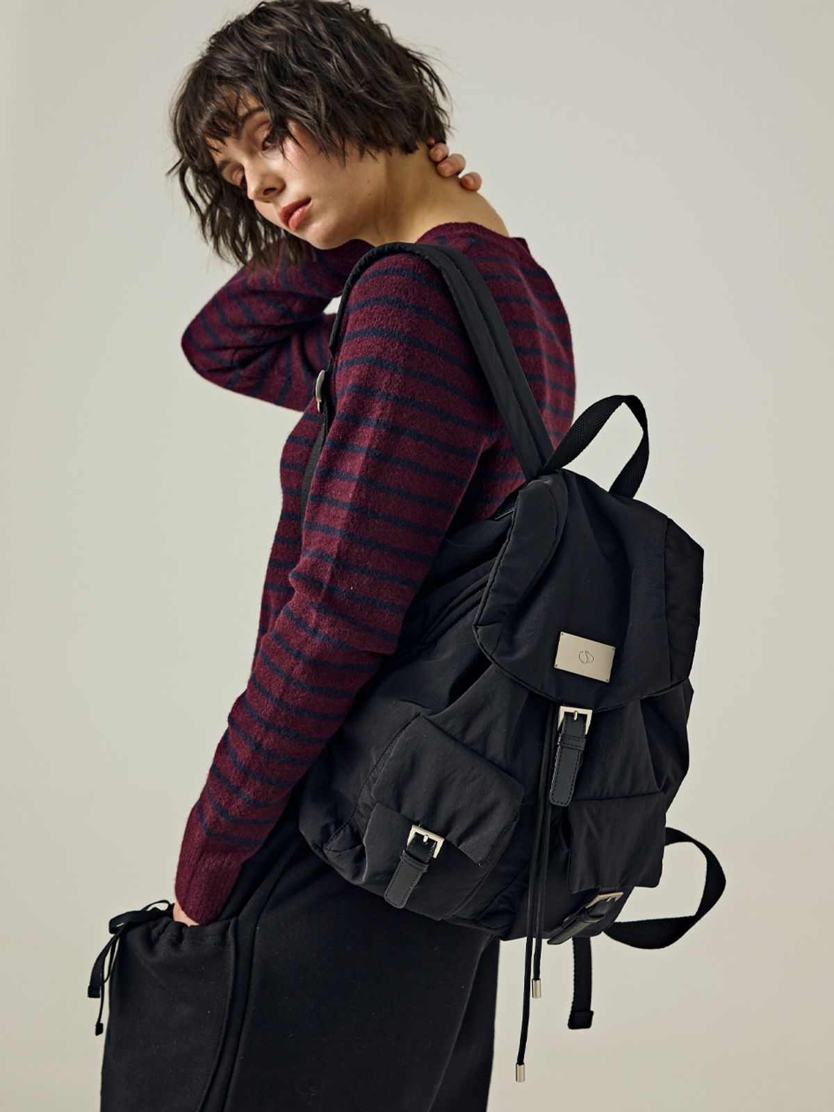 샐볼(SALBOL) CLOUD BACKPACK [BLACK]