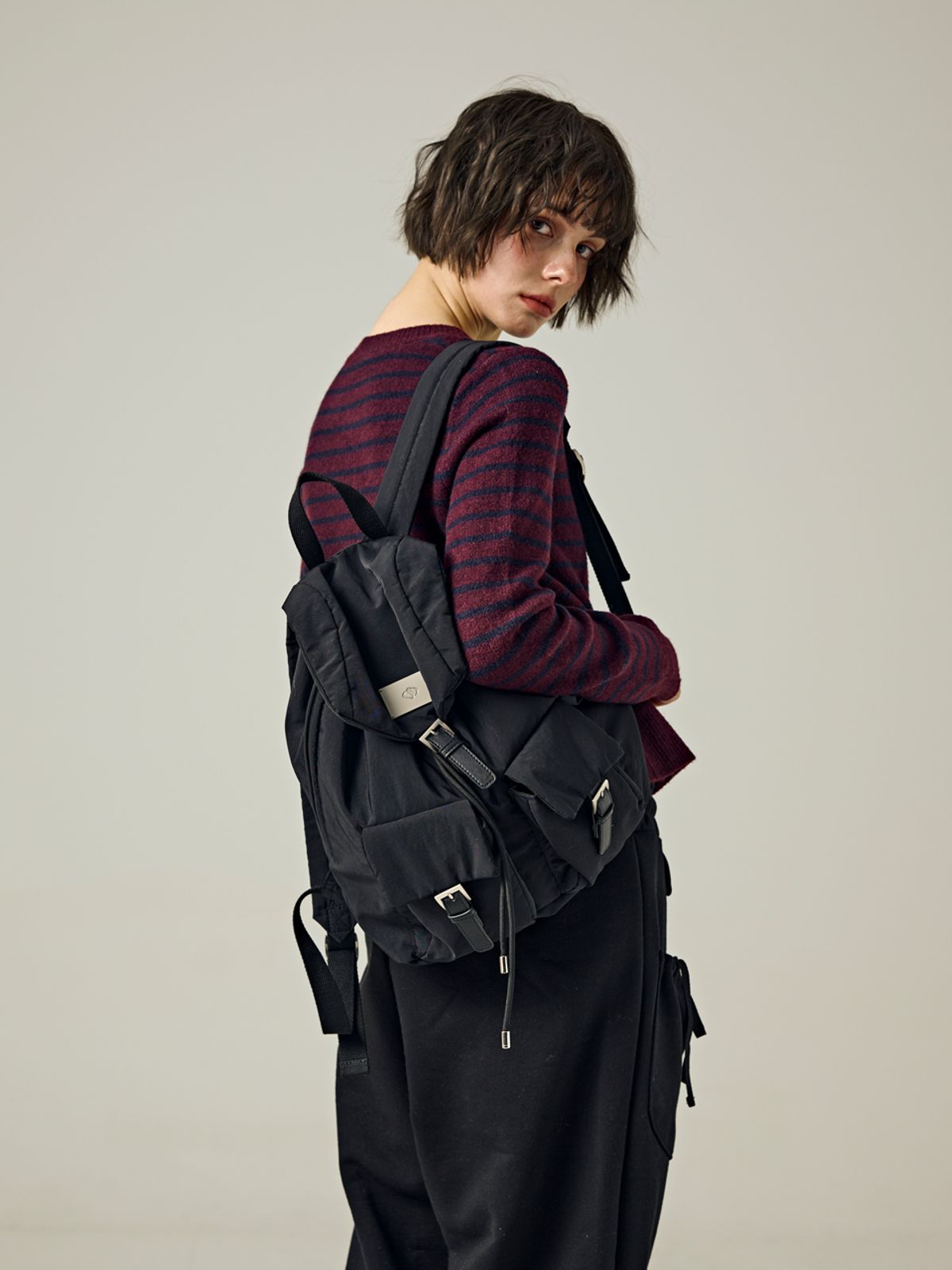 샐볼(SALBOL) CLOUD BACKPACK [BLACK]