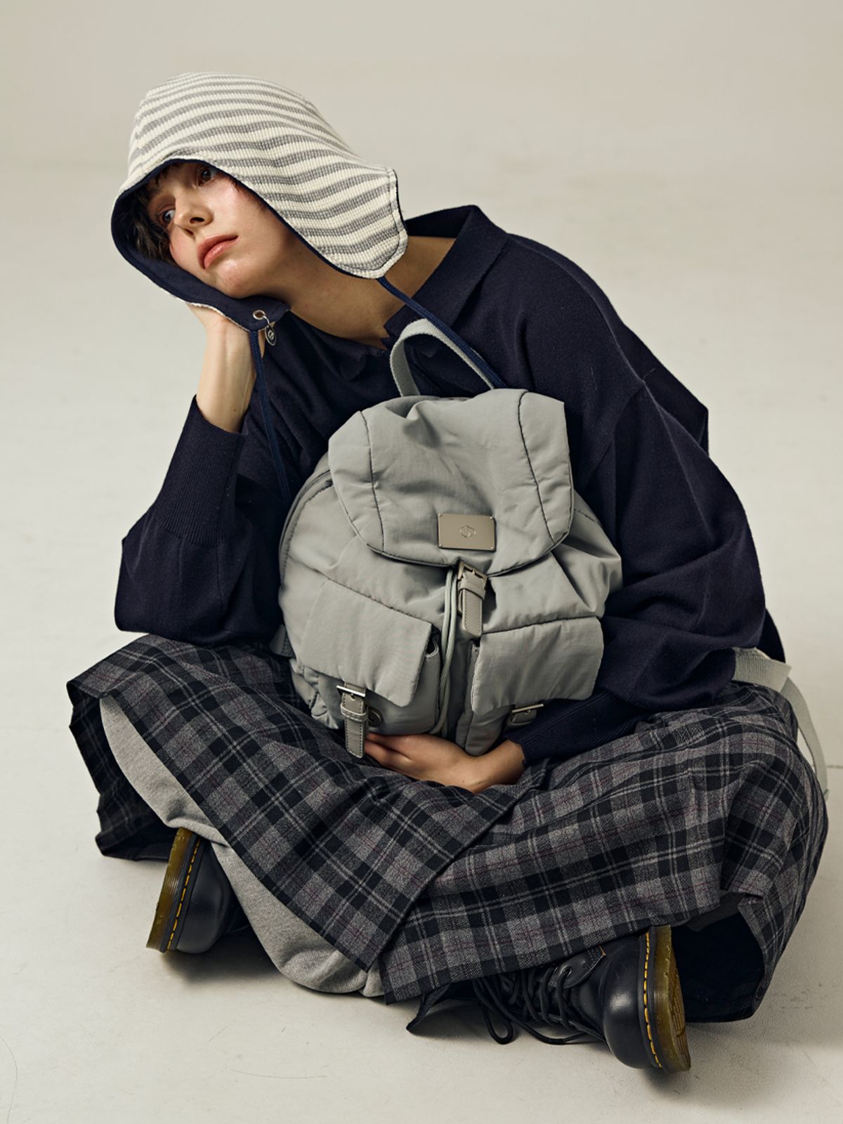 샐볼(SALBOL) CLOUD BACKPACK [GRAY]