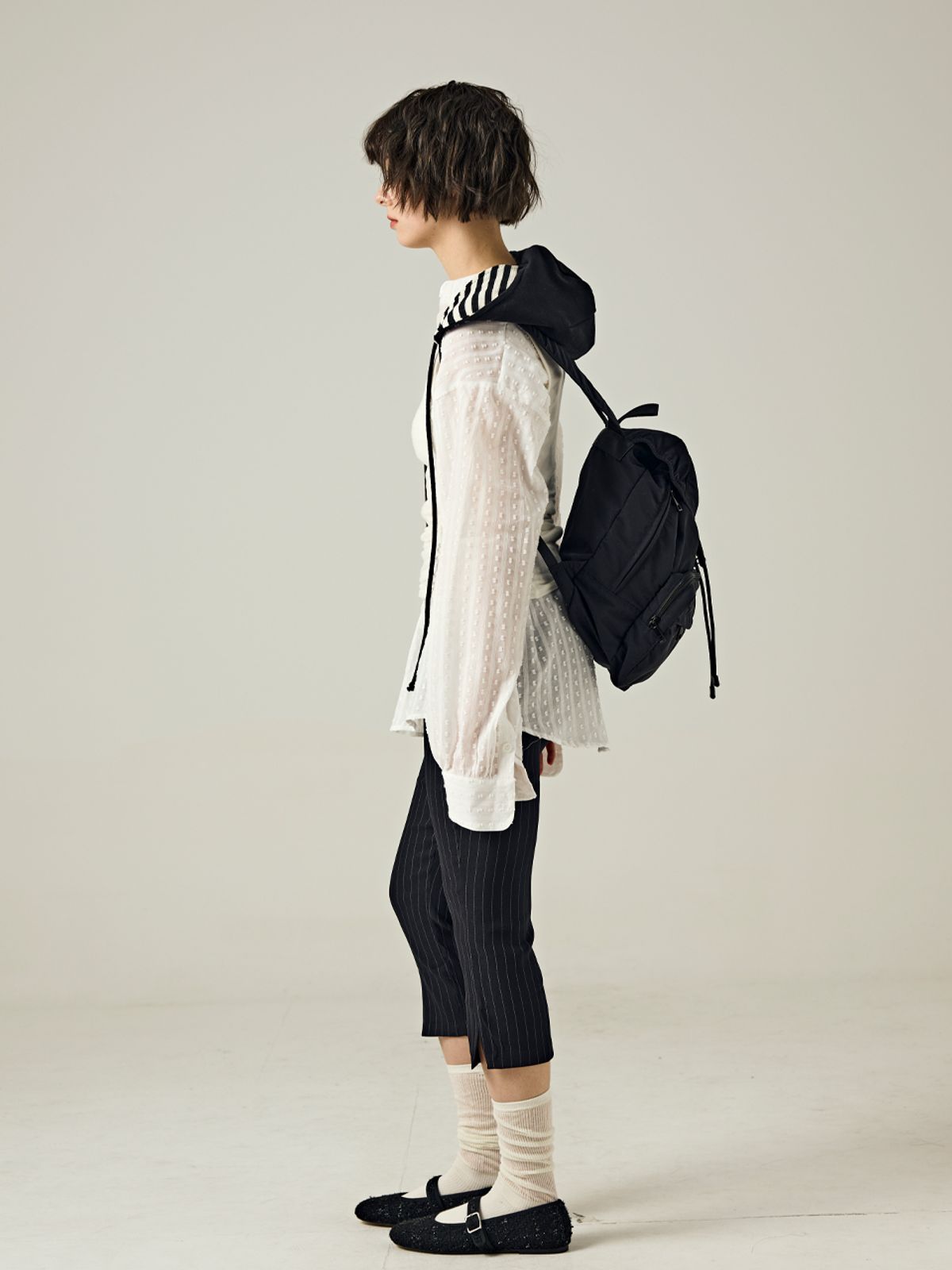 샐볼(SALBOL) CLOUD SMALL BACKPACK [BLACK]