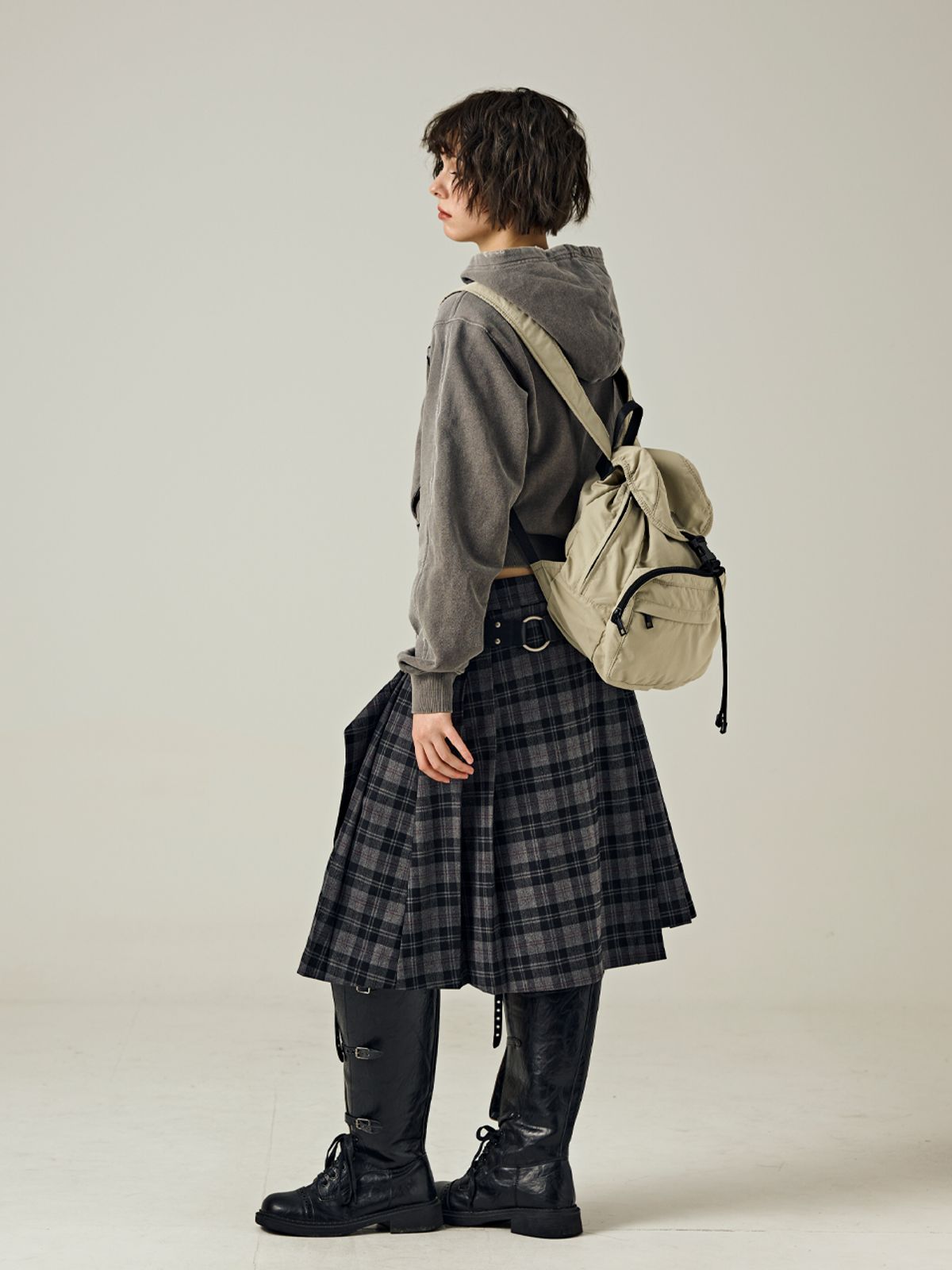샐볼(SALBOL) CLOUD SMALL BACKPACK [BEIGE]