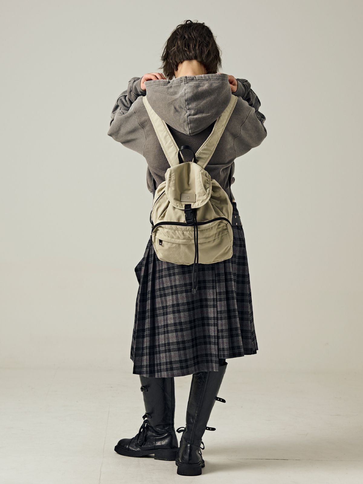 샐볼(SALBOL) CLOUD SMALL BACKPACK [BEIGE]