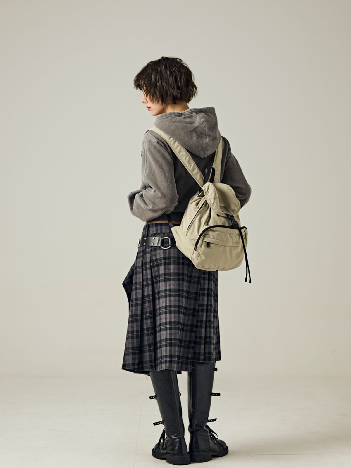 샐볼(SALBOL) CLOUD SMALL BACKPACK [BEIGE]