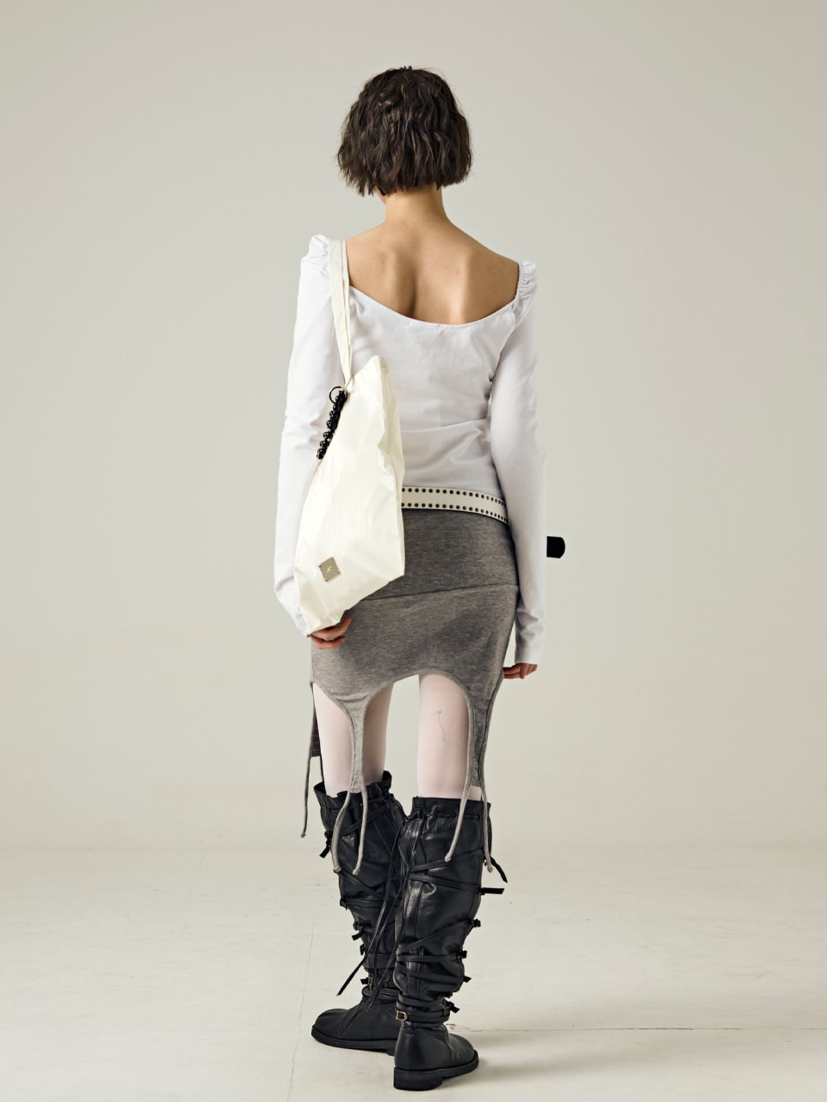 샐볼(SALBOL) SYMBOL GLOSSY ECO BAG [IVORY]