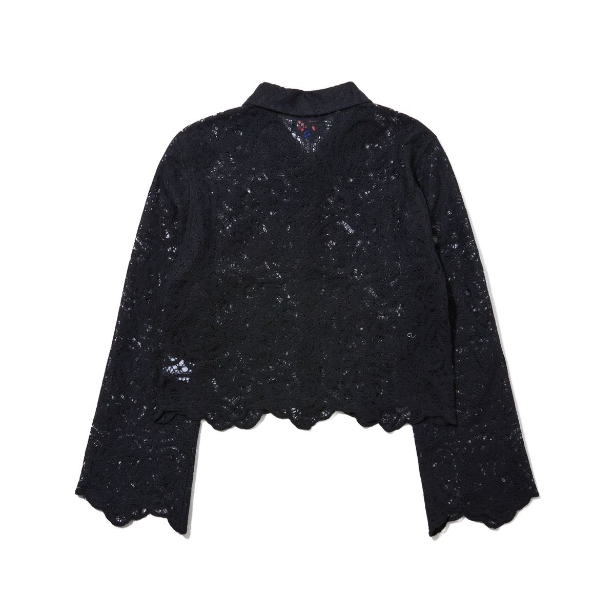 펜필드(PENFIELD) 크로셰 웨이브 가디건 블랙_FR2KR02F