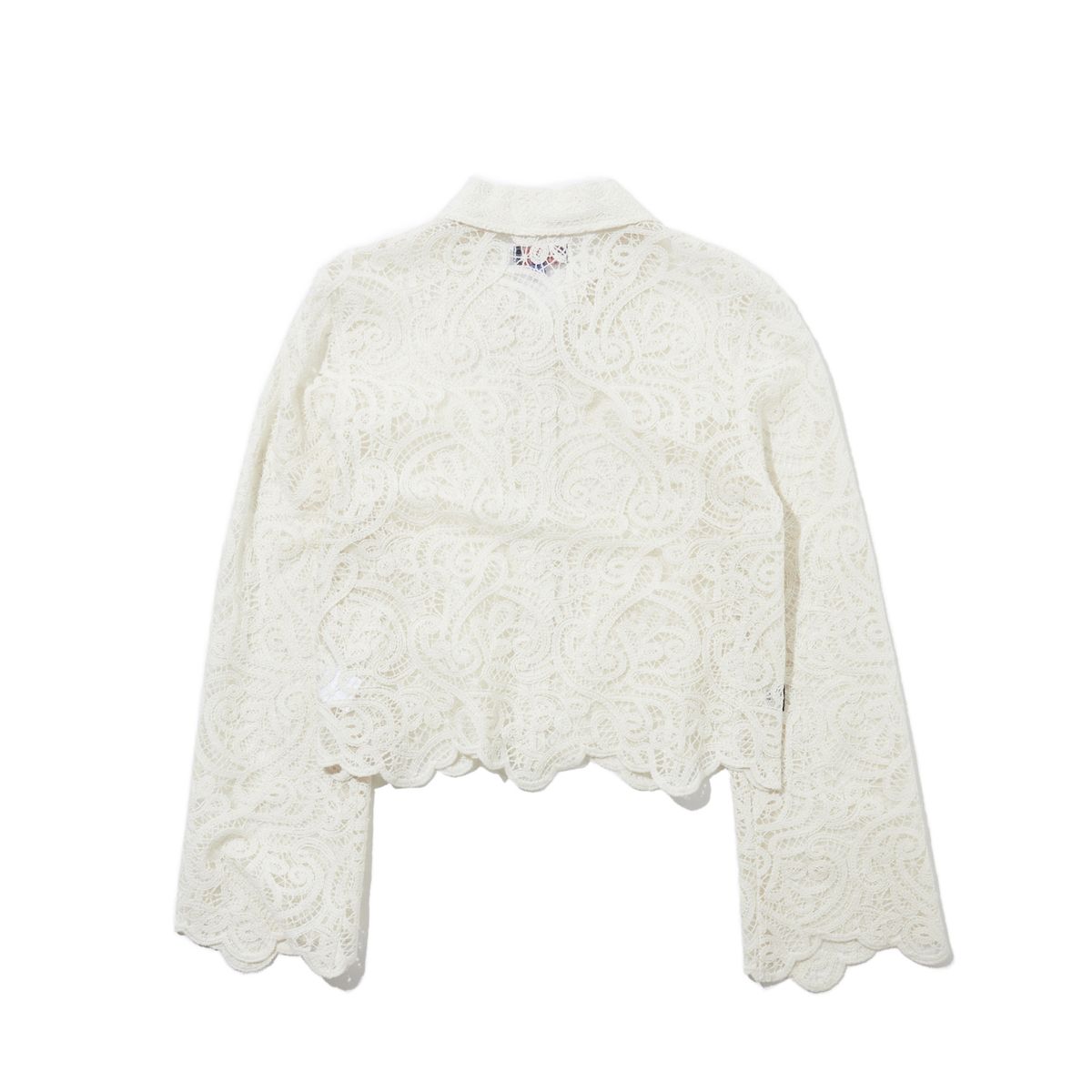 펜필드(PENFIELD) 크로셰 웨이브 가디건 아이보리_FR2KR01F