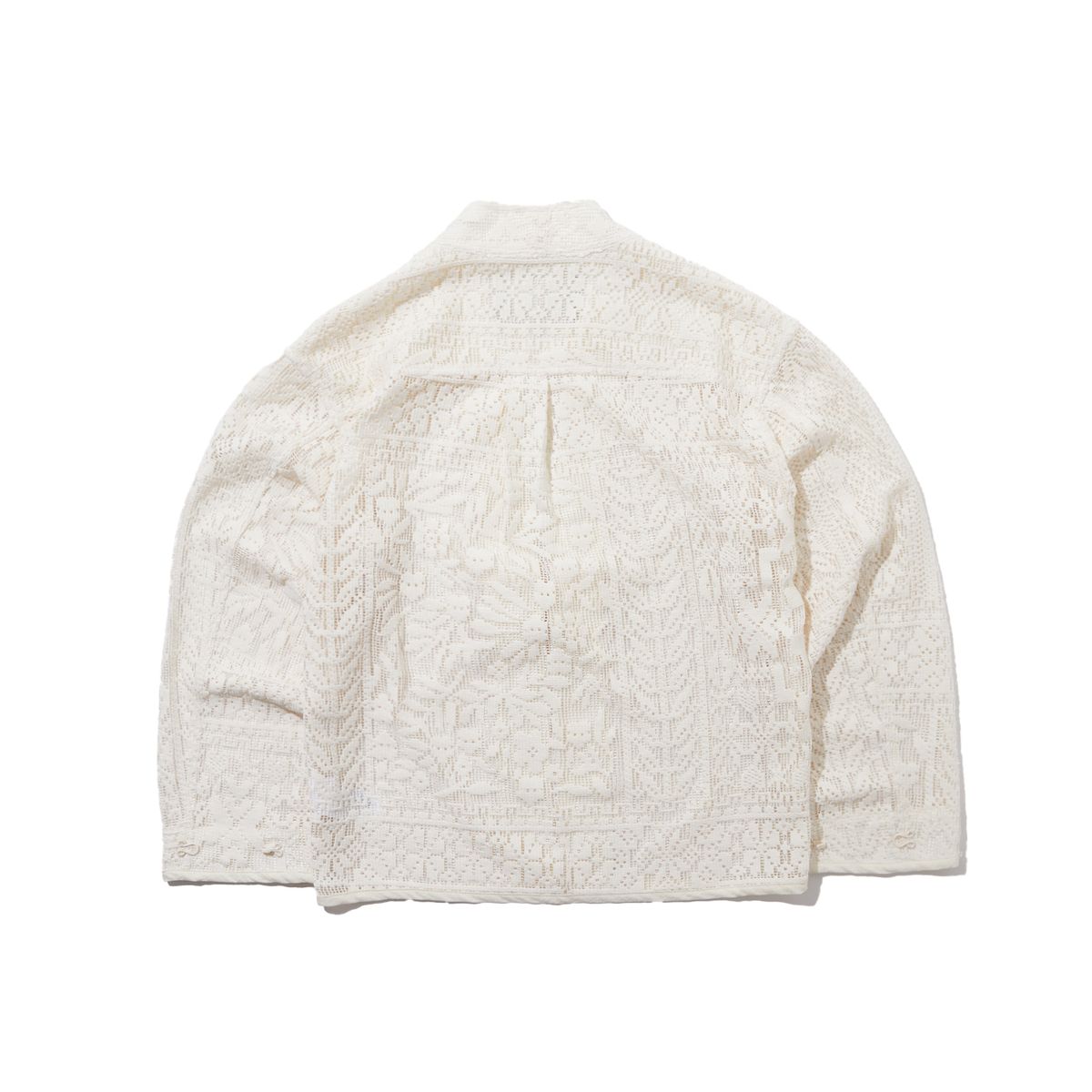 펜필드(PENFIELD) 오리엔탈 크로쉐 로브 아이보리_FR1WJ20F