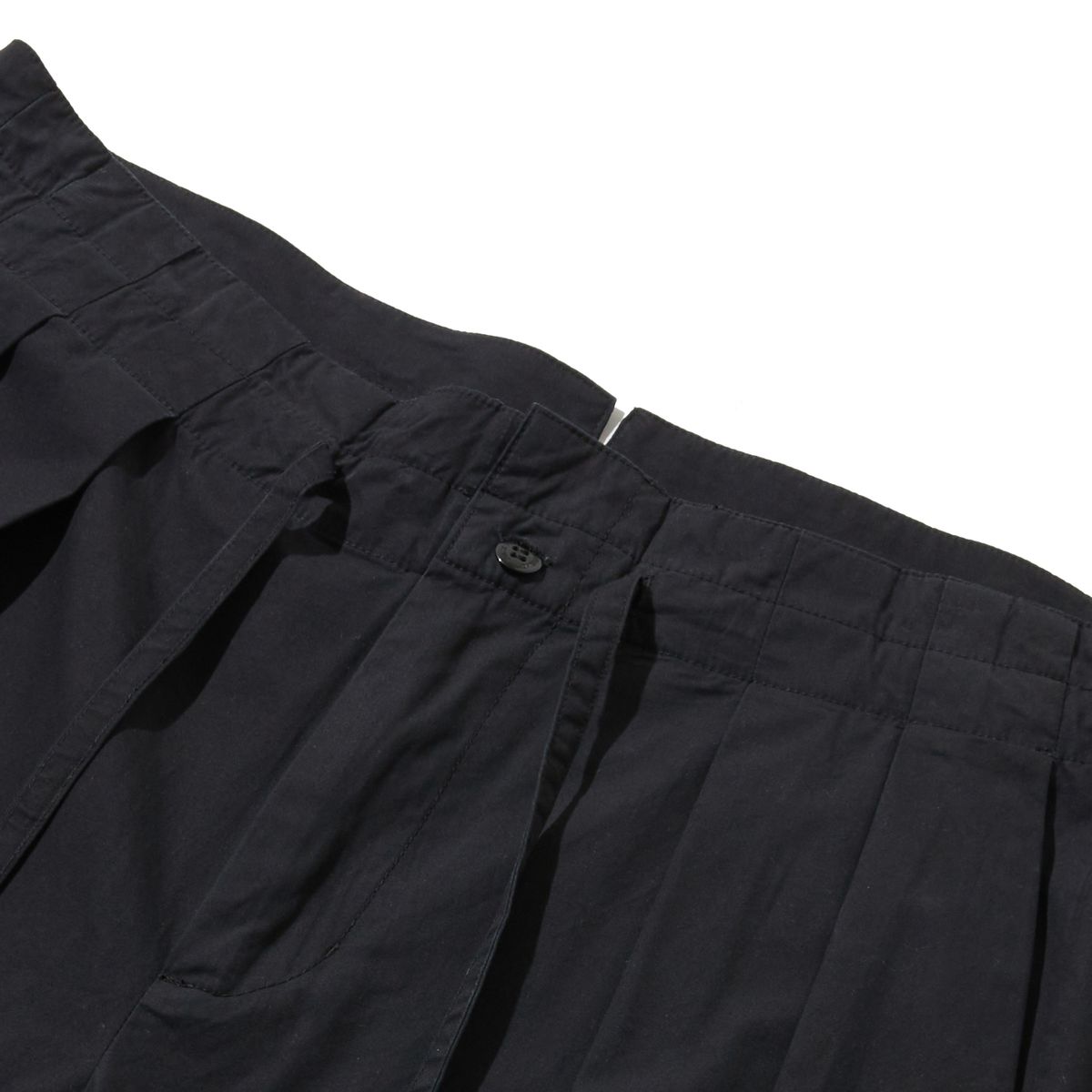 펜필드(PENFIELD) 썸머 코튼 이지 밀리터리 팬츠 블랙_FR2WP22U