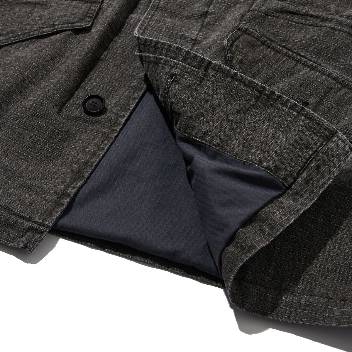 펜필드(PENFIELD) [TRAILWEAR] 아사벳 패치 필드 자켓 다크블랙_FR1WJ82U