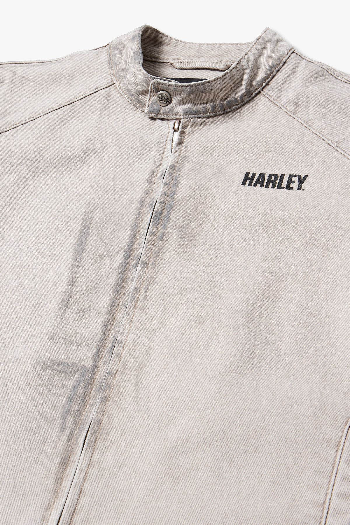 할리데이비슨 컬렉션스®(HARLEY-DAVIDSON COLLECTIONS®) 라이딩 데님 셋업자켓 _베이지_HH15103251