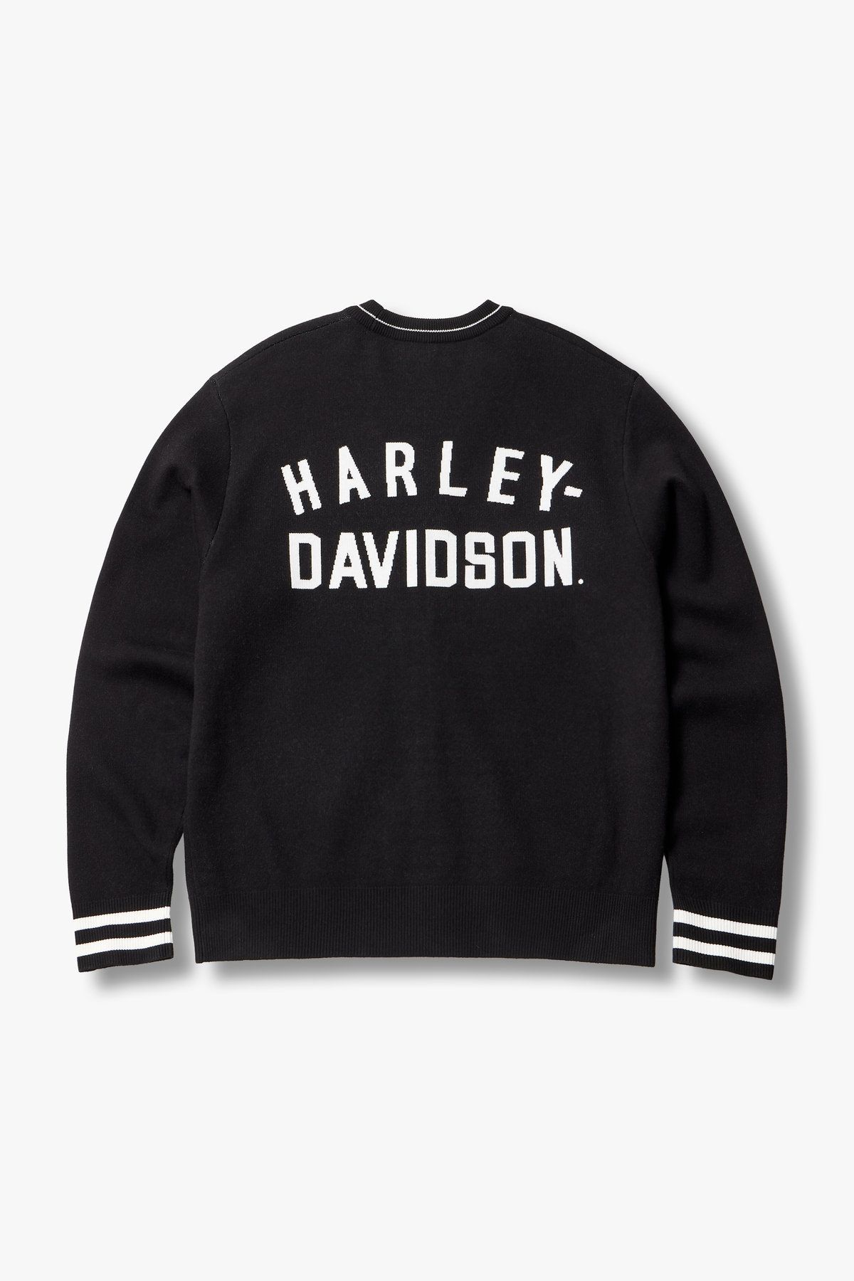 할리데이비슨 컬렉션스®(HARLEY-DAVIDSON COLLECTIONS®) 플랫 트랙 HD 가디건 _블랙_HH15112201