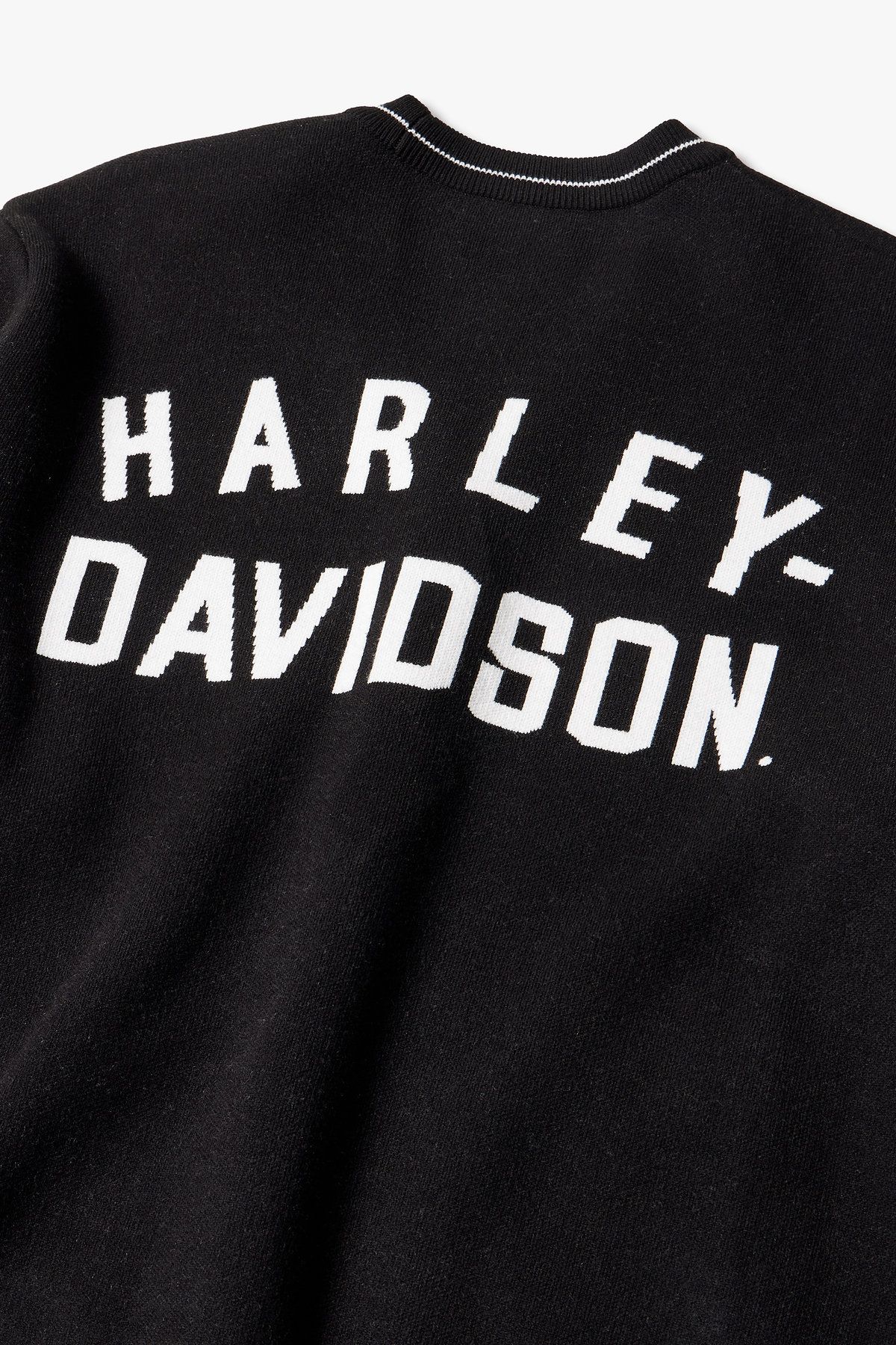 할리데이비슨 컬렉션스®(HARLEY-DAVIDSON COLLECTIONS®) 플랫 트랙 HD 가디건 _블랙_HH15112201