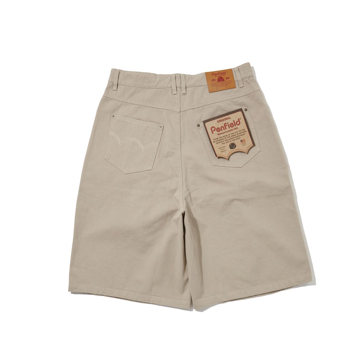 펜필드(PENFIELD) 페이디드 코튼 버뮤다 팬츠 베이지_FR2WP40U