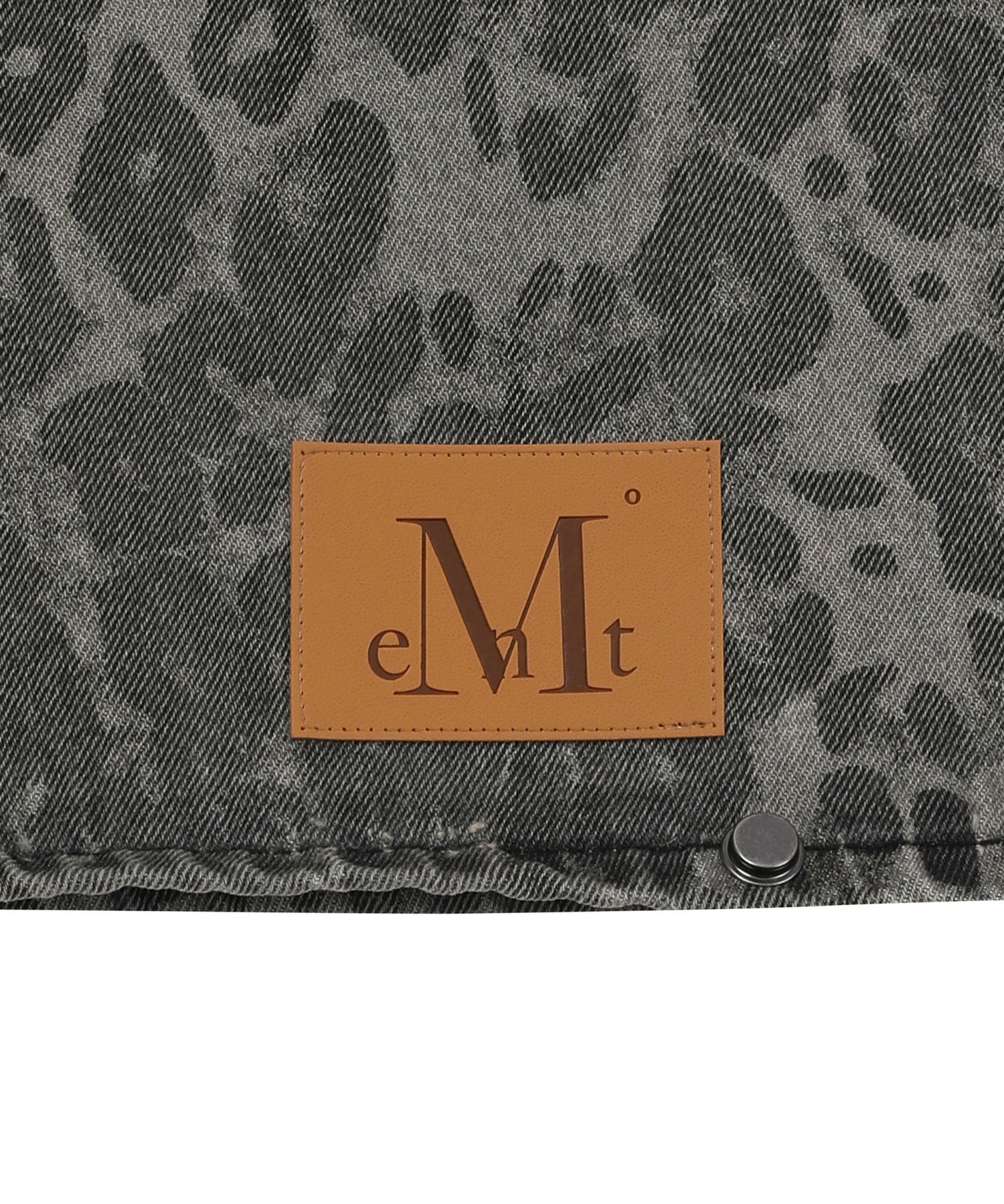 MUSINSA | MUCENT Det Snap Button Leopard Print Hopi Wide Pants