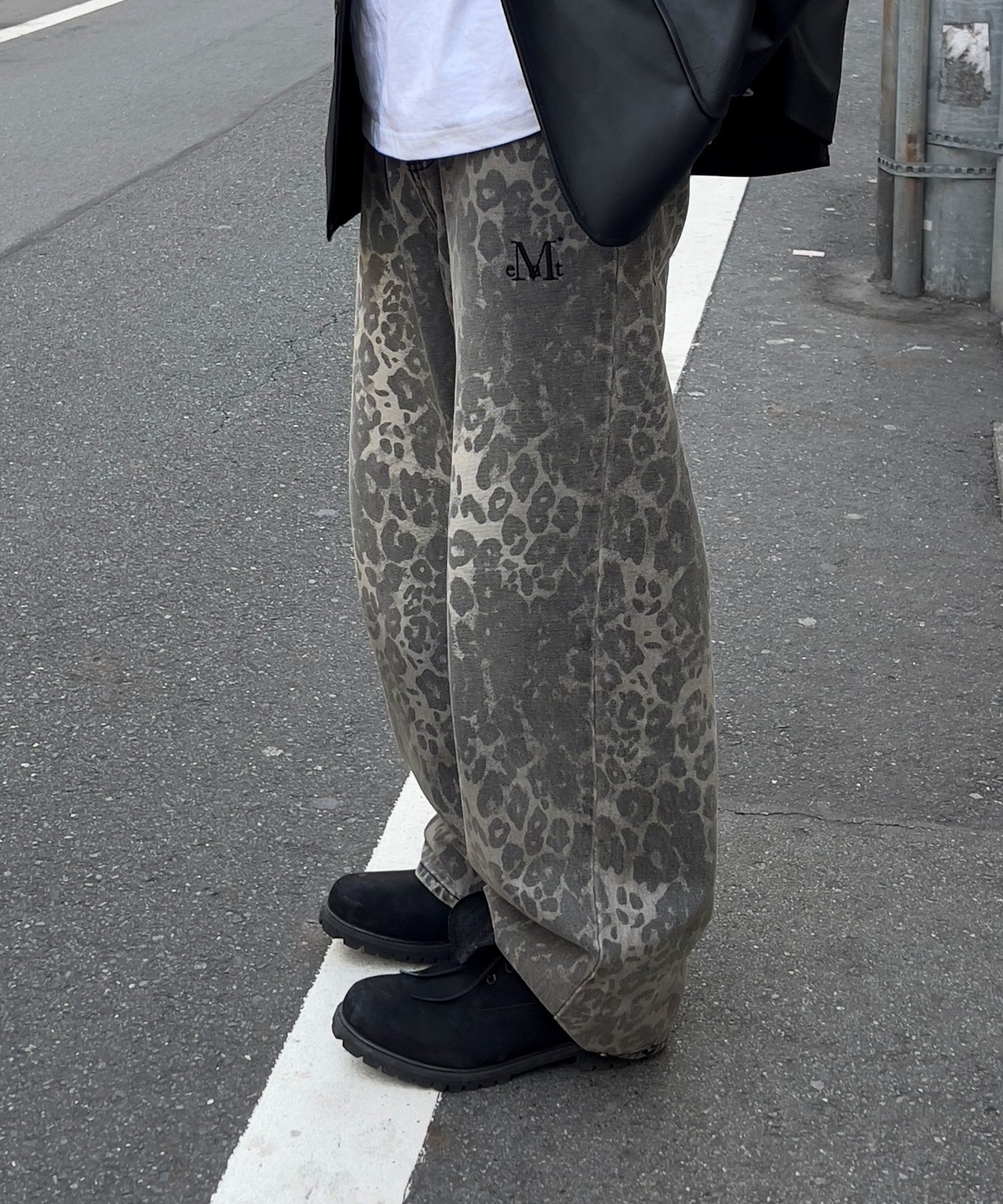 パンツ MUCENT Det Snap Button Leopard Print Hopi Wide Pants P00000V MUSINSA | MUCENT Det Snap Button Leopard Print Hopi Wide Pants