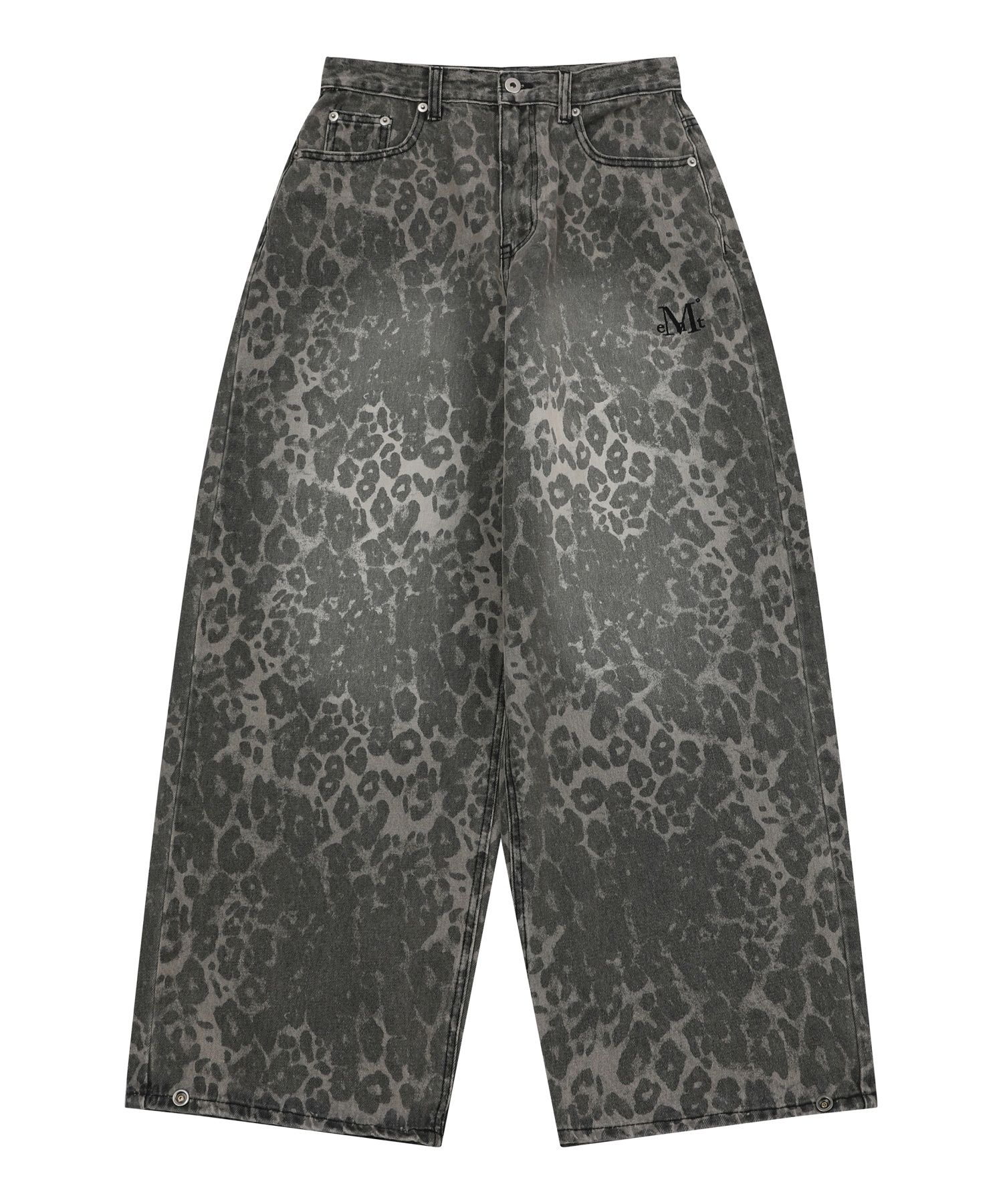 パンツ MUCENT Det Snap Button Leopard Print Hopi Wide Pants P00000V MUSINSA | MUCENT Det Snap Button Leopard Print Hopi Wide Pants