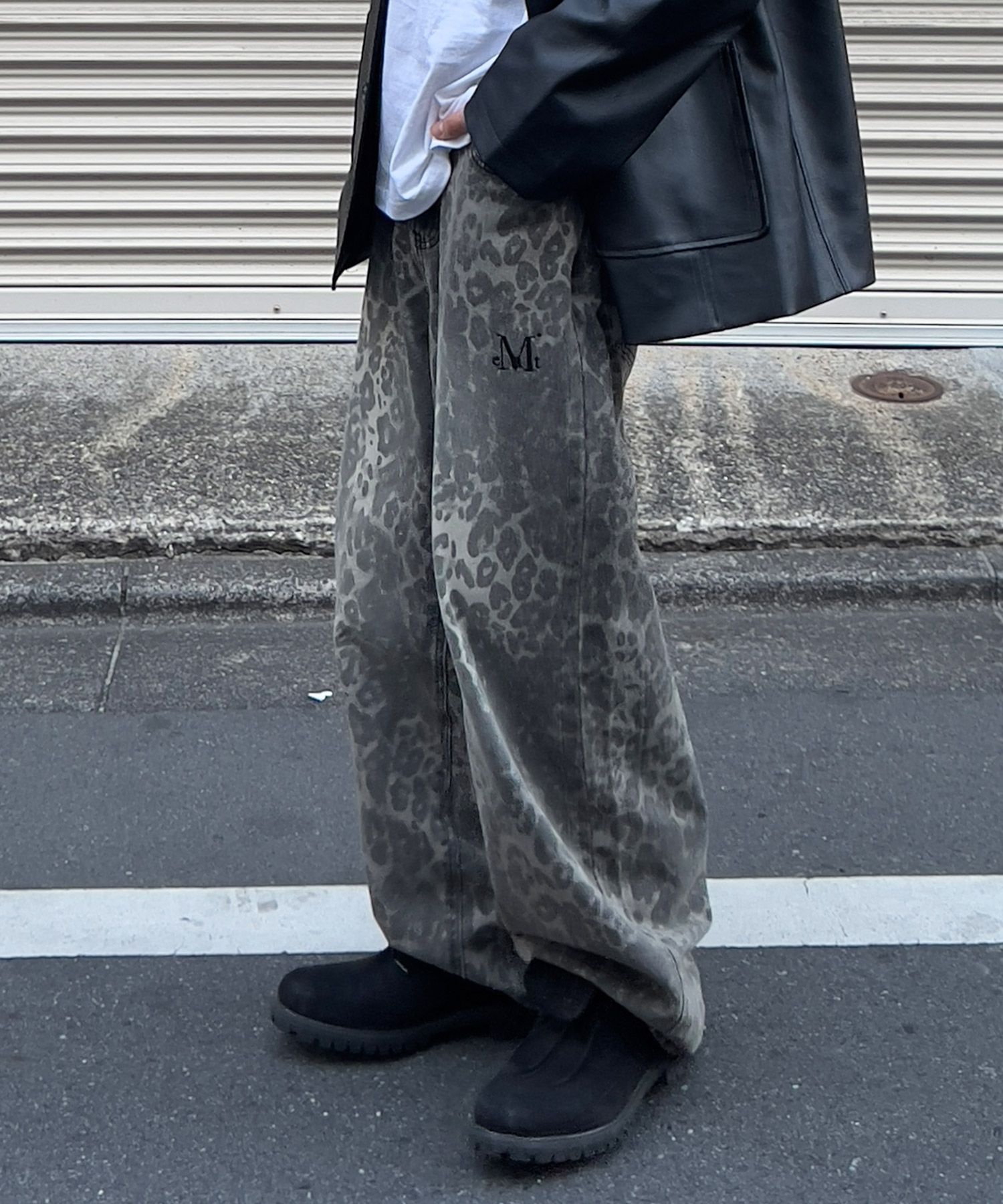 パンツ MUCENT Det Snap Button Leopard Print Hopi Wide Pants P00000V MUSINSA | MUCENT Det Snap Button Leopard Print Hopi Wide Pants