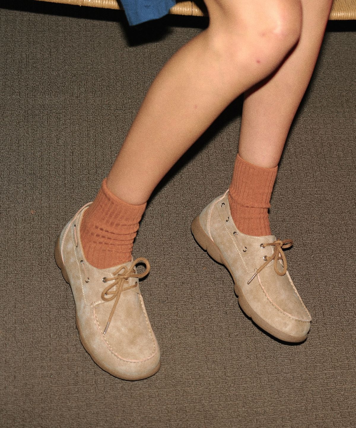 포기무디(FOGGY MOODY) Boat 0019. Cloud Rubber Sole - 4colors