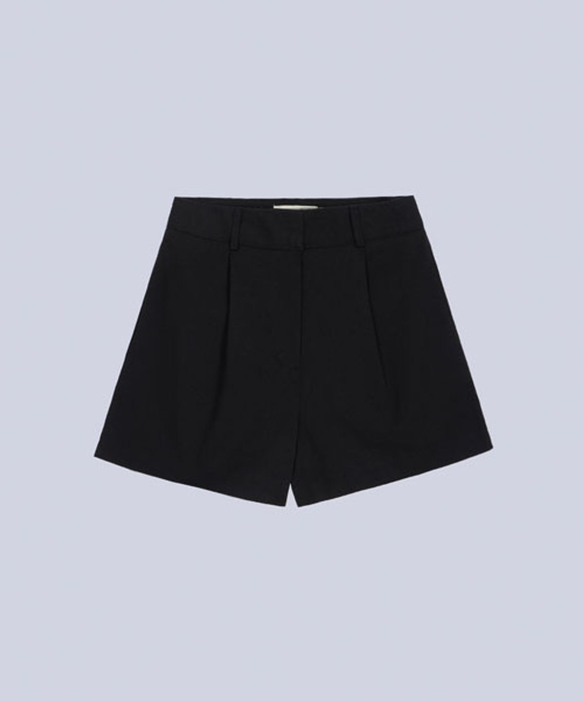 헤인트(HAINT) CLASSIC PIN TUCK SHORT PANTS_BLACK