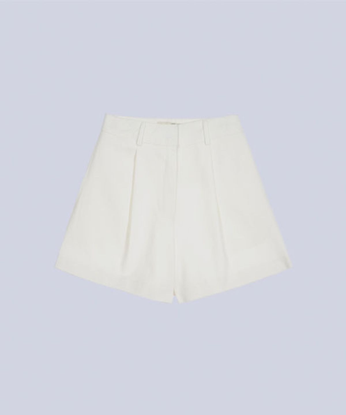 헤인트(HAINT) CLASSIC PIN TUCK SHORT PANTS_IVORY