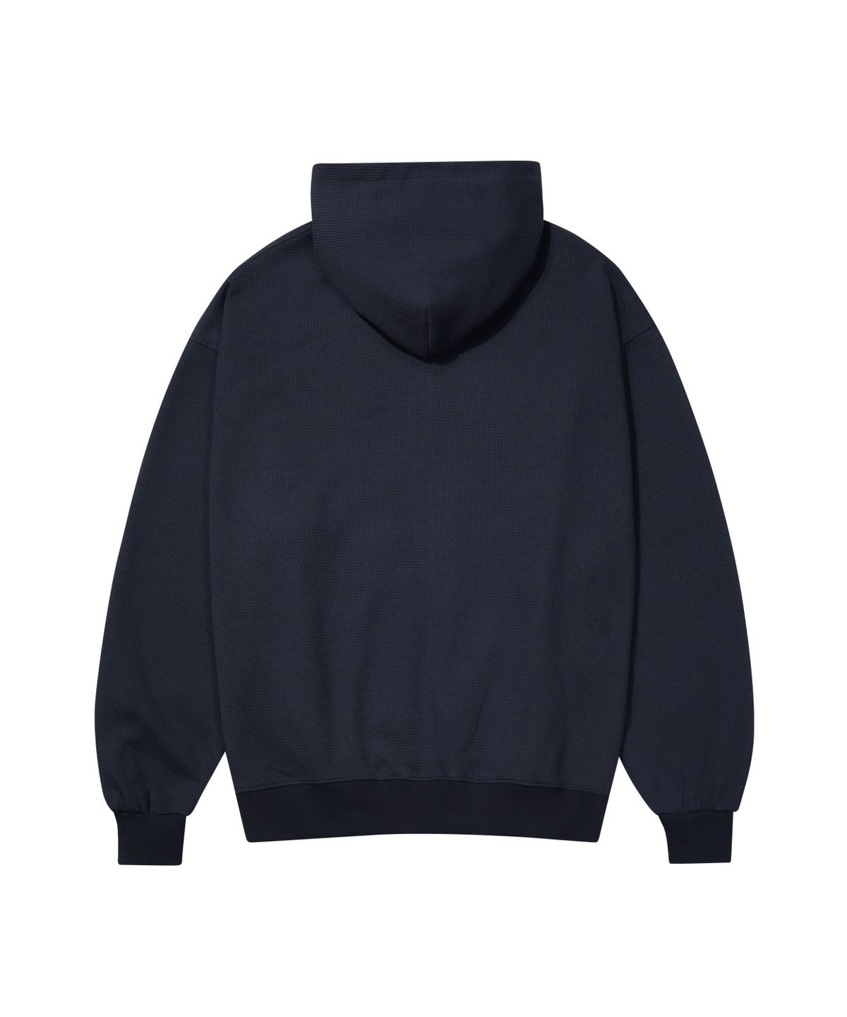 스탠즈(STENDS) [M~4XL] 와플 투웨이 후드 집업_네이비