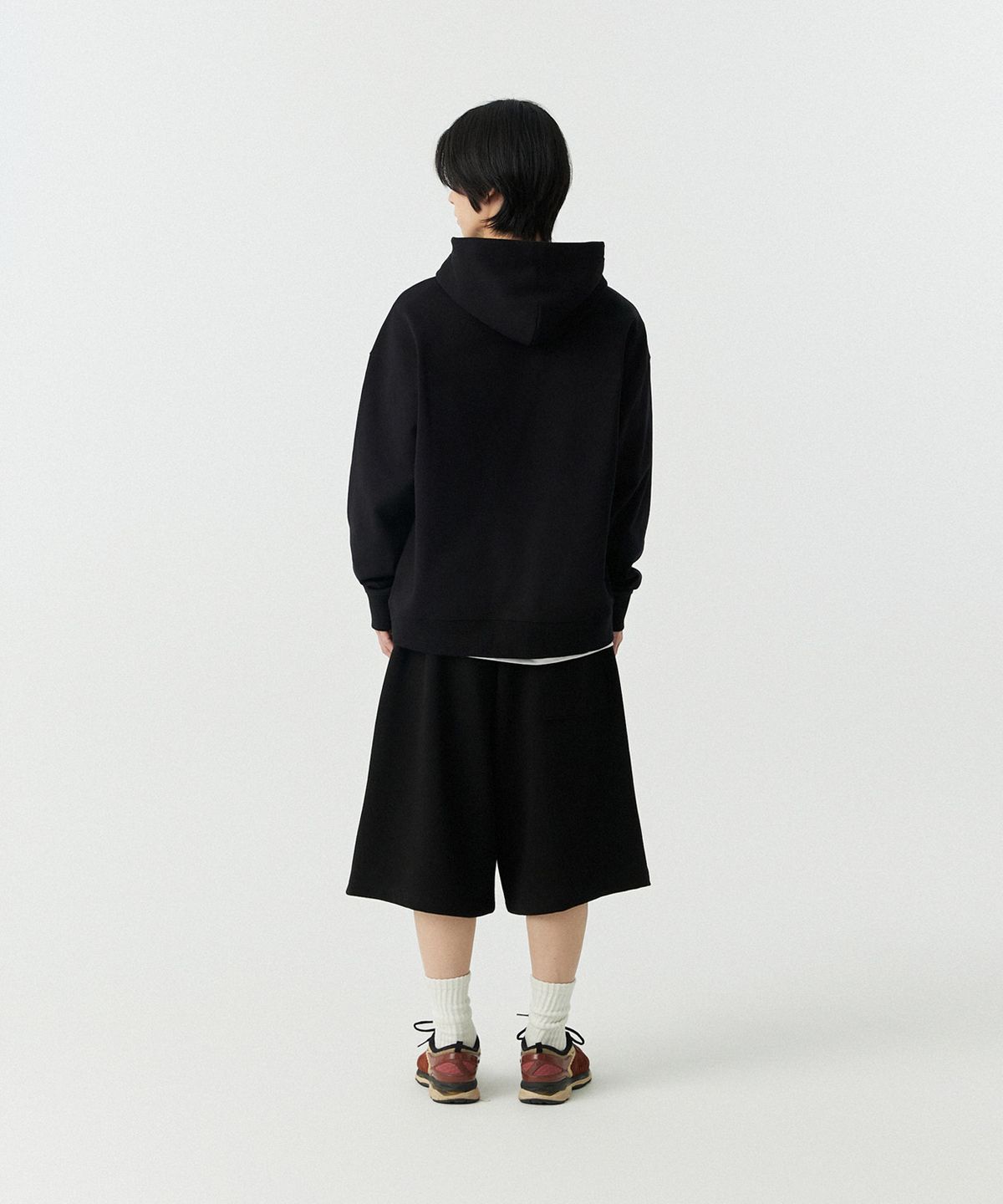 스탠즈(STENDS) [M~4XL] 챔피온 러버스 후드티_블랙