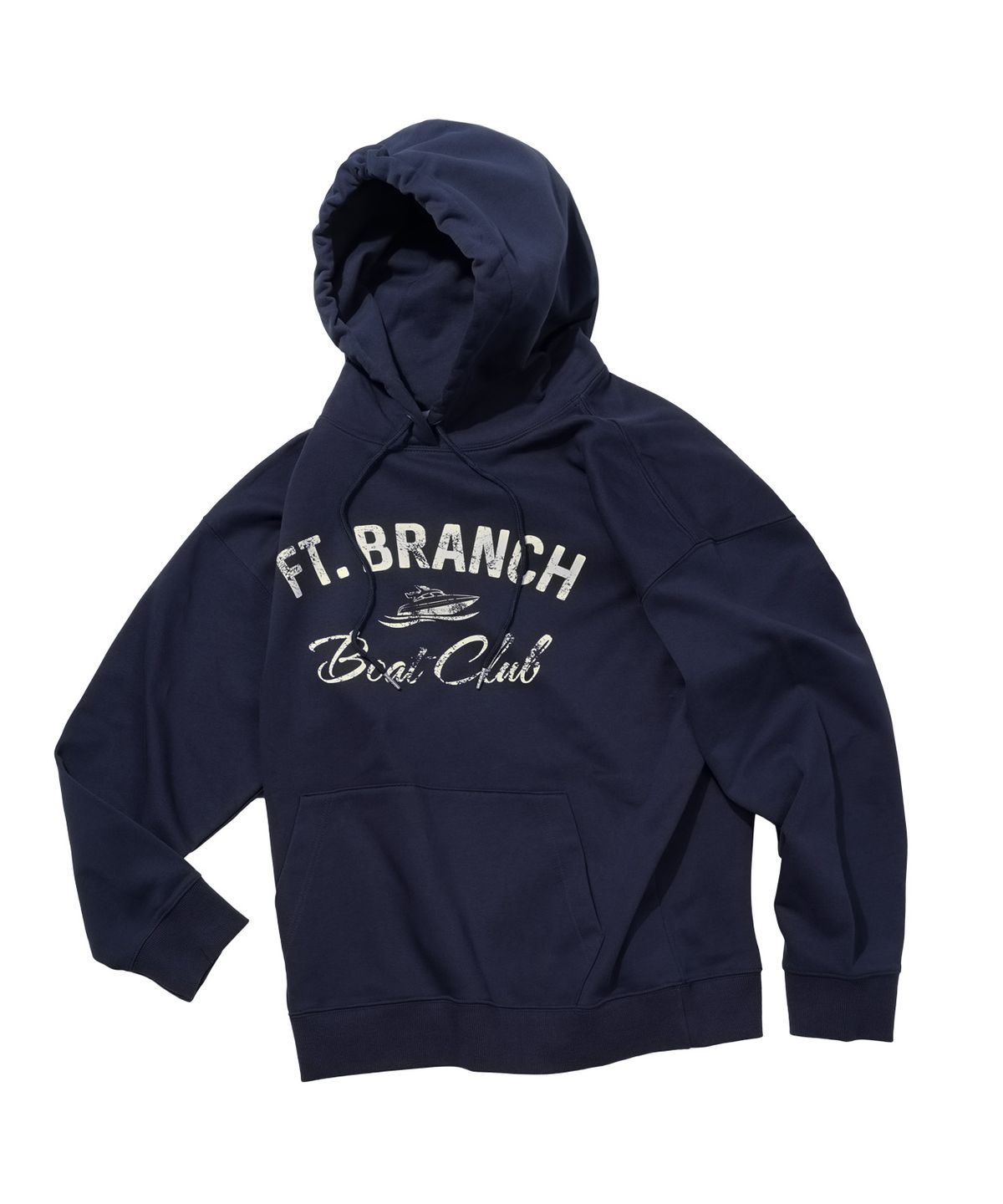 스탠즈(STENDS) [M~4XL] 보트 클럽 후드티_네이비