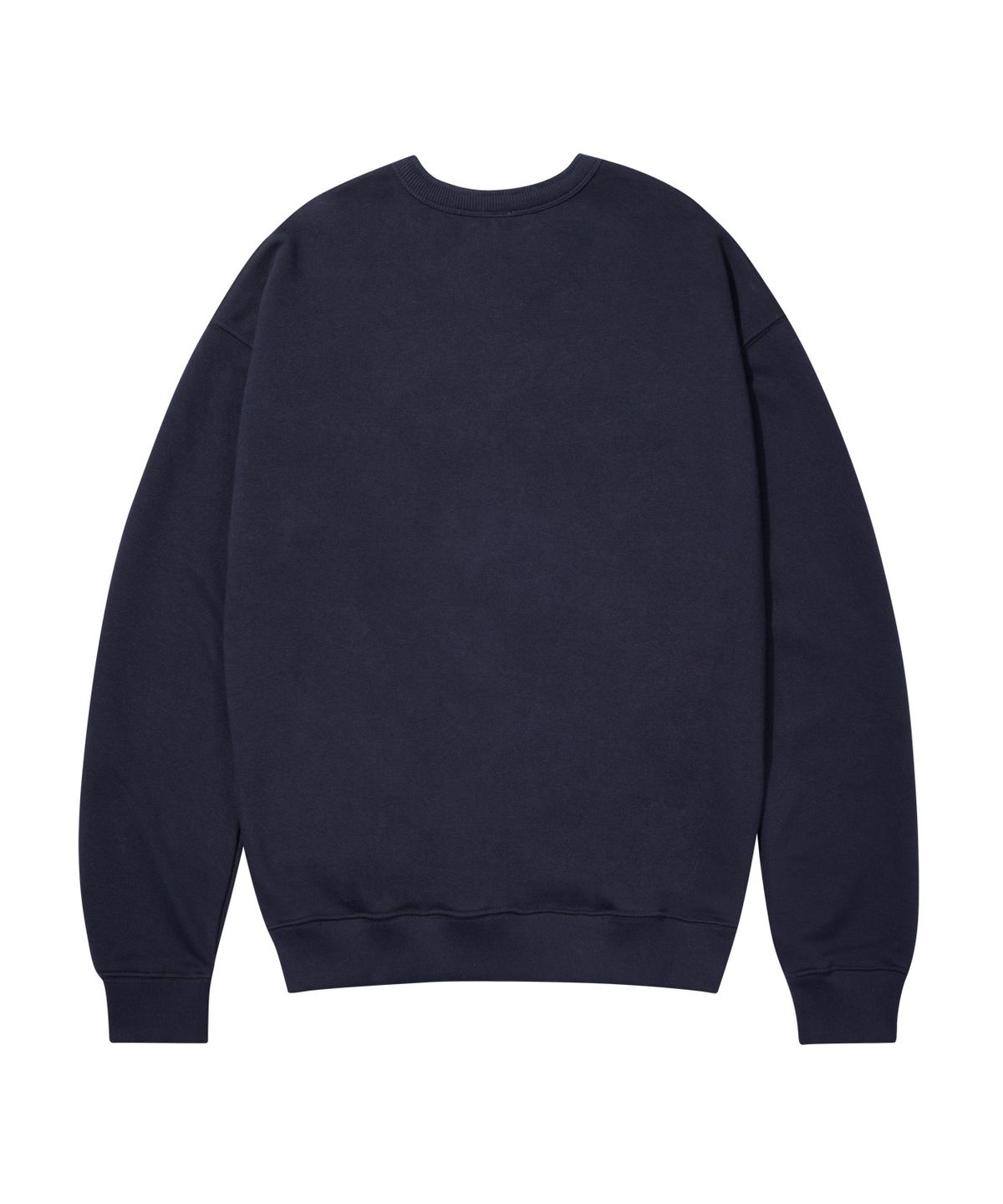 스탠즈(STENDS) [M~4XL] 헨리넥 세미오버 맨투맨_네이비