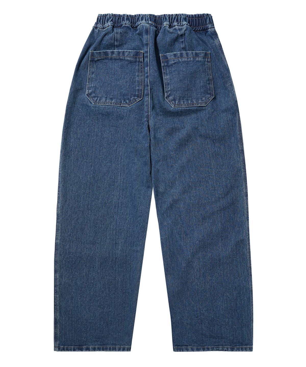 스탠즈(STENDS) [M~4XL] 올데이 밴딩 데님 워싱 팬츠_블루