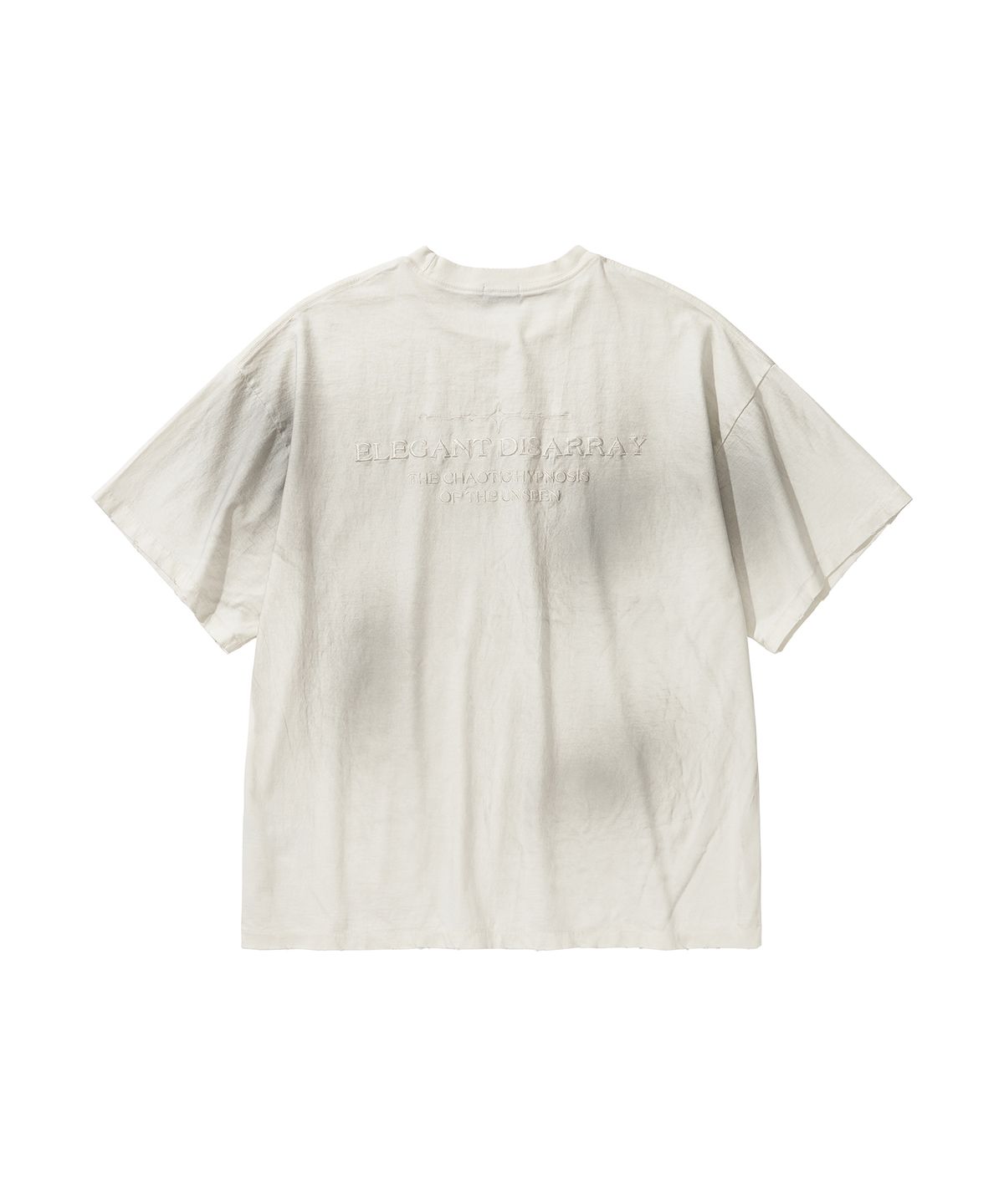 리베레(LIBERE) ELEGANT DISARRY T-SHIRT / WHITE
