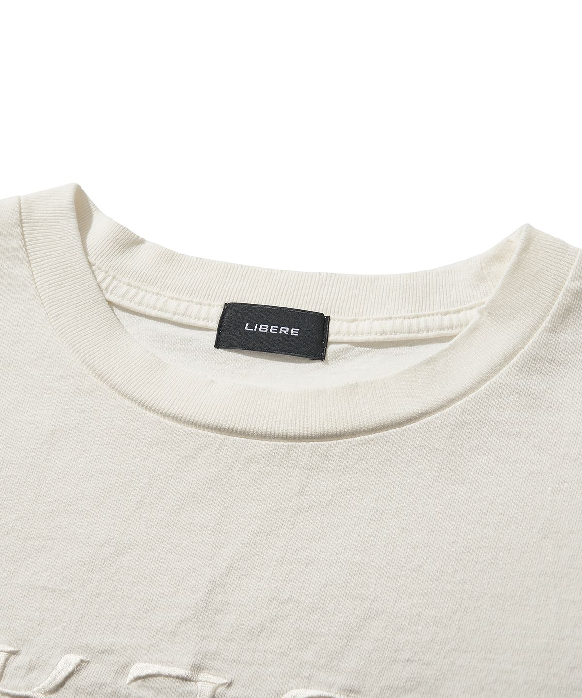리베레(LIBERE) ELEGANT DISARRY T-SHIRT / WHITE