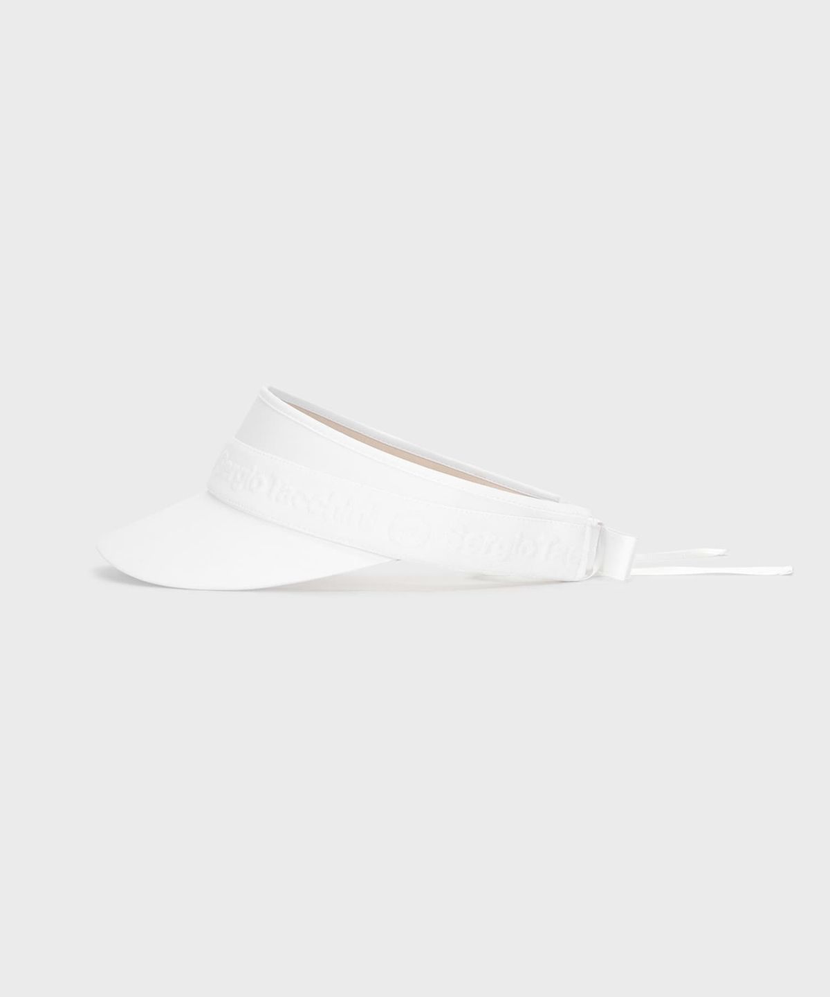 세르지오 타키니(SERGIO TACCHINI) W 리본 썬바이저 (White)
