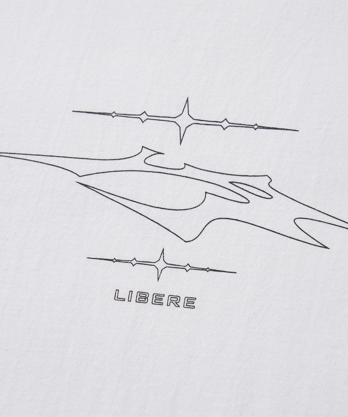 리베레(LIBERE) LR LOGO T-SHIRT / WHITE