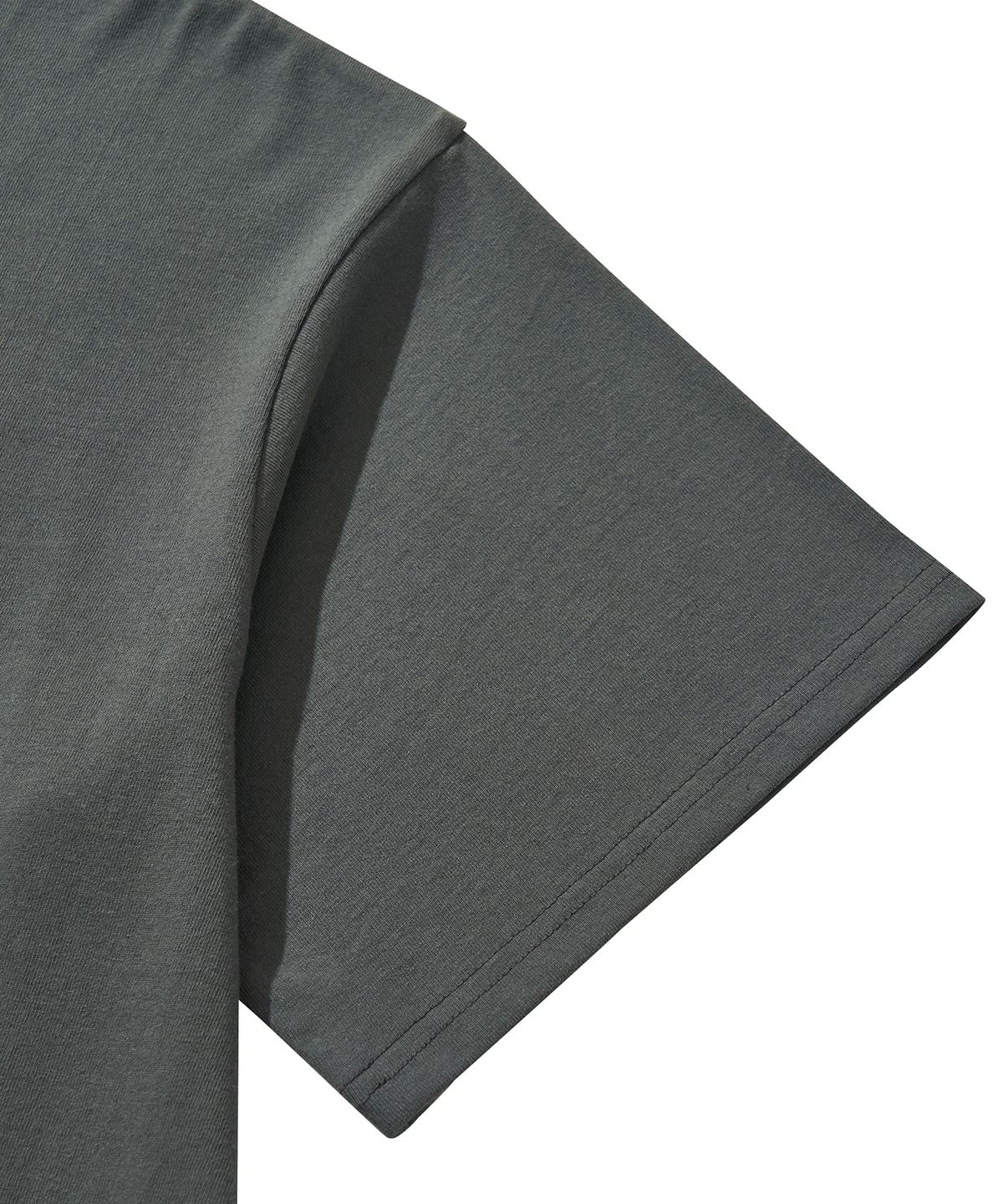 리베레(LIBERE) LR LOGO T-SHIRT / CHARCOAL