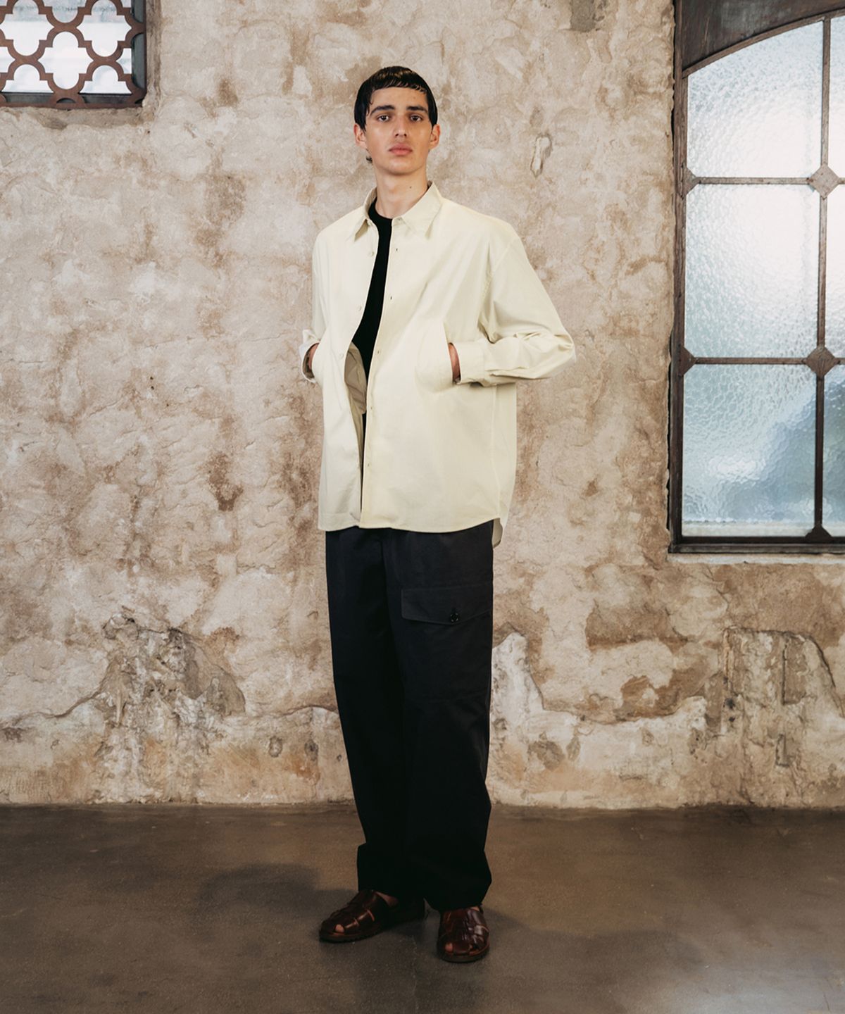 셔터(SHIRTER) CN COMFY SHIRT (IVORY)