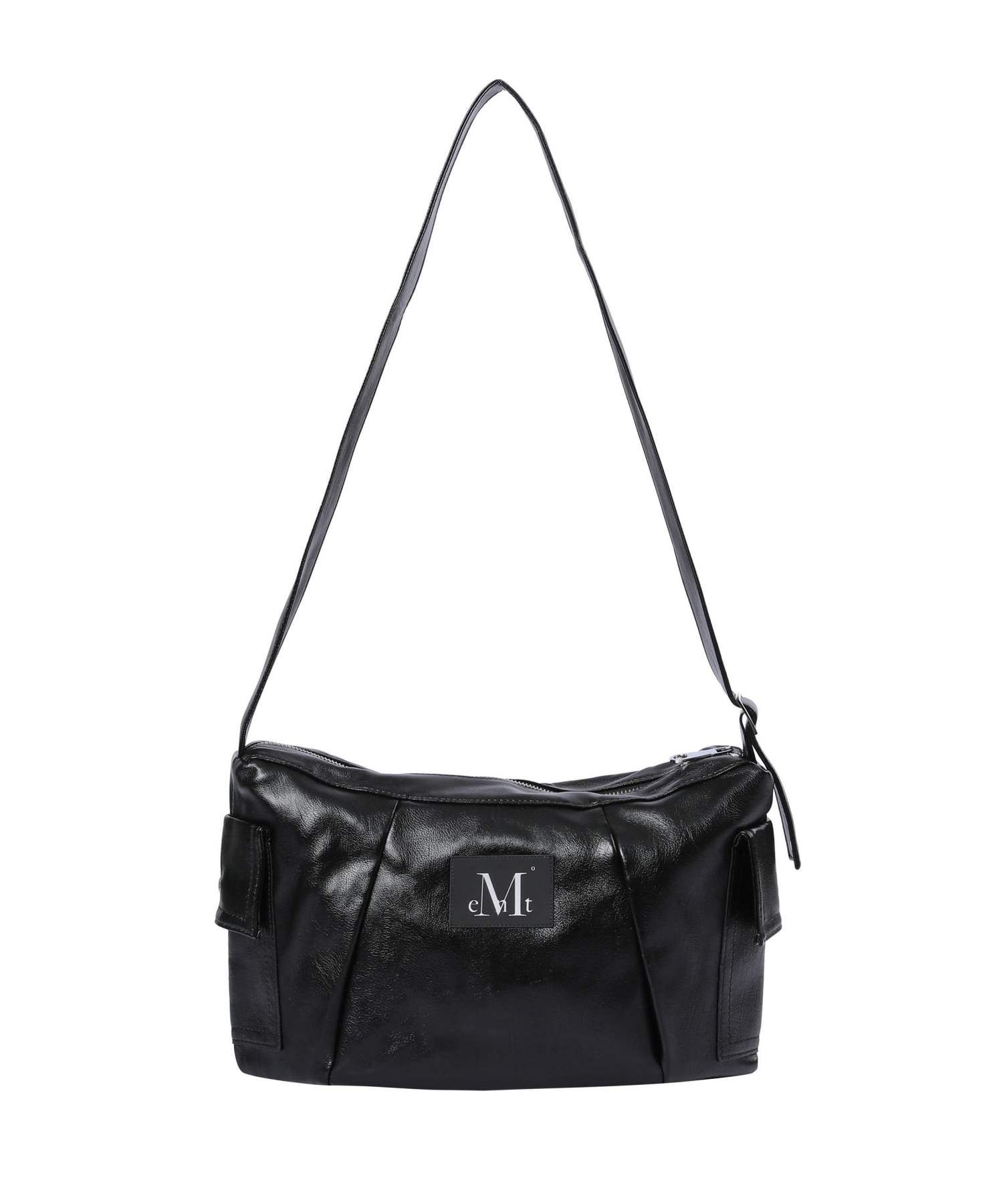★MUCENT★ Dudley Side Pocket Vintage Leather Shoulder Bag U MUSINSA公式 | MUCENT Dudley Side Pocket Vintage Leather