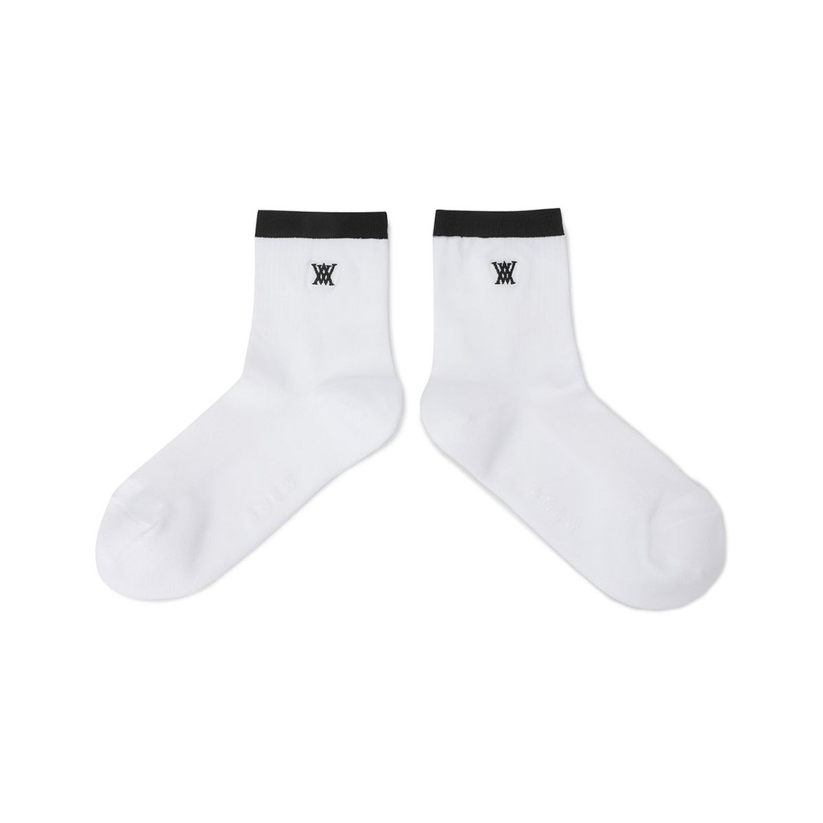 어뉴골프(ANEW GOLF) MEN COLOR STRIPE MEDIUM NECK SOCKS _OW