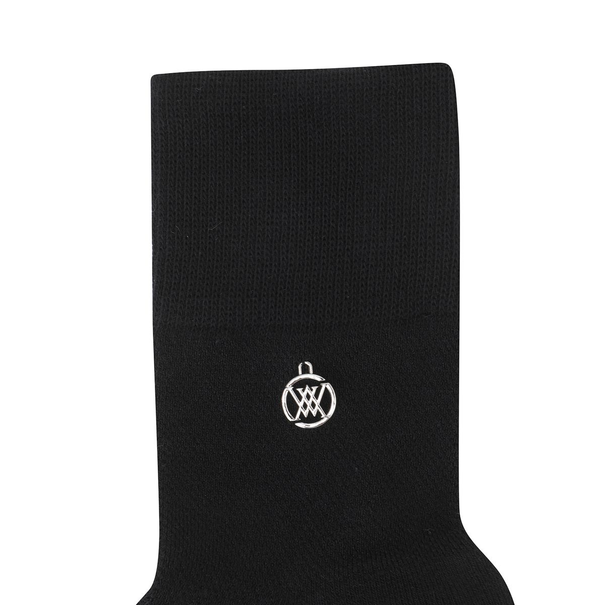 어뉴골프(ANEW GOLF) WOMEN ESSENTIAL MEDIUM NECK SOCKS _BK