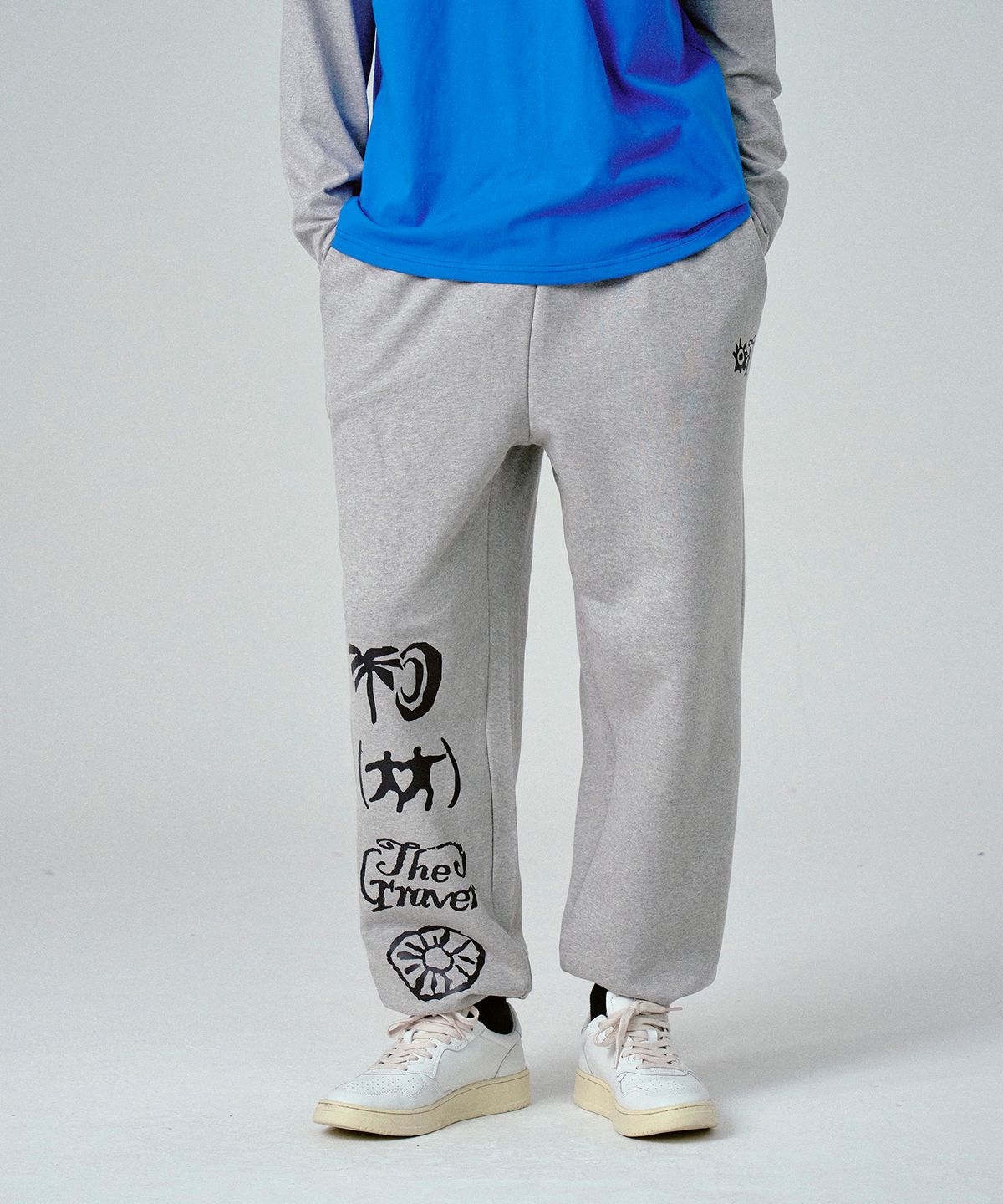 그레이버(GRAVER) [UNISEX]OF-SYMBOL 스웻 조거팬츠_2color