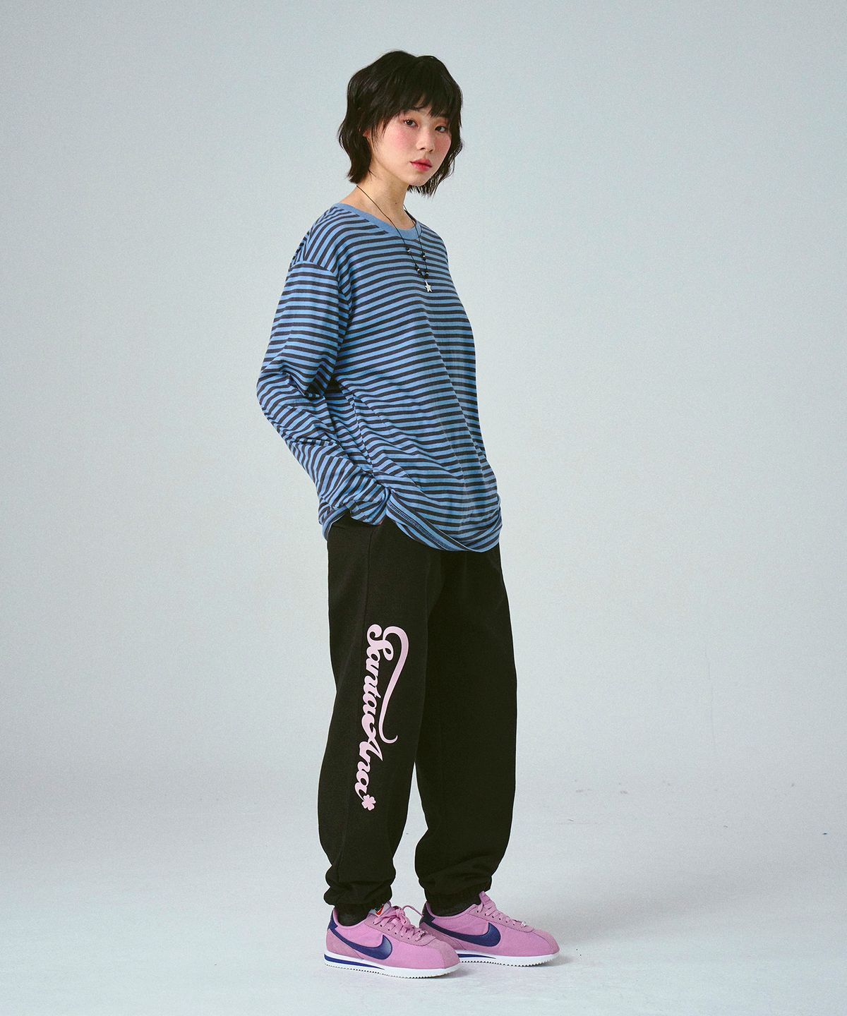 그레이버(GRAVER) [UNISEX]SANTA ANA 스웻 조거팬츠_2color