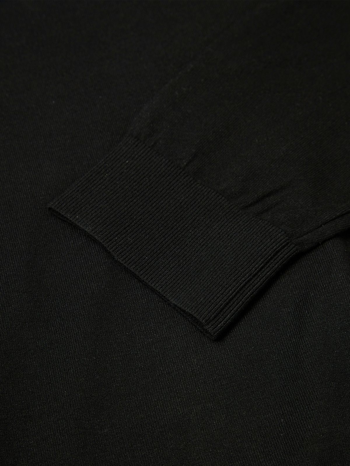 와이드앵글(WIDEANGLE) TO 보더라인 폴로 스웨터 M_Black