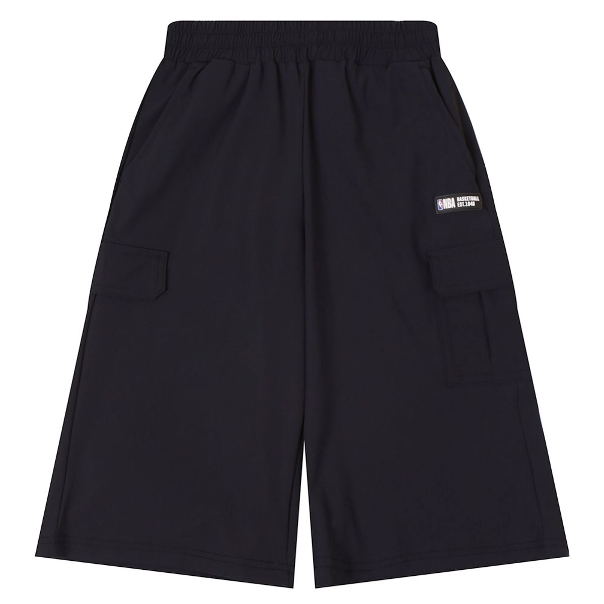 엔비에이 키즈(NBA KIDS) 트리코트 7부 팬츠(K252PT030P) 블랙