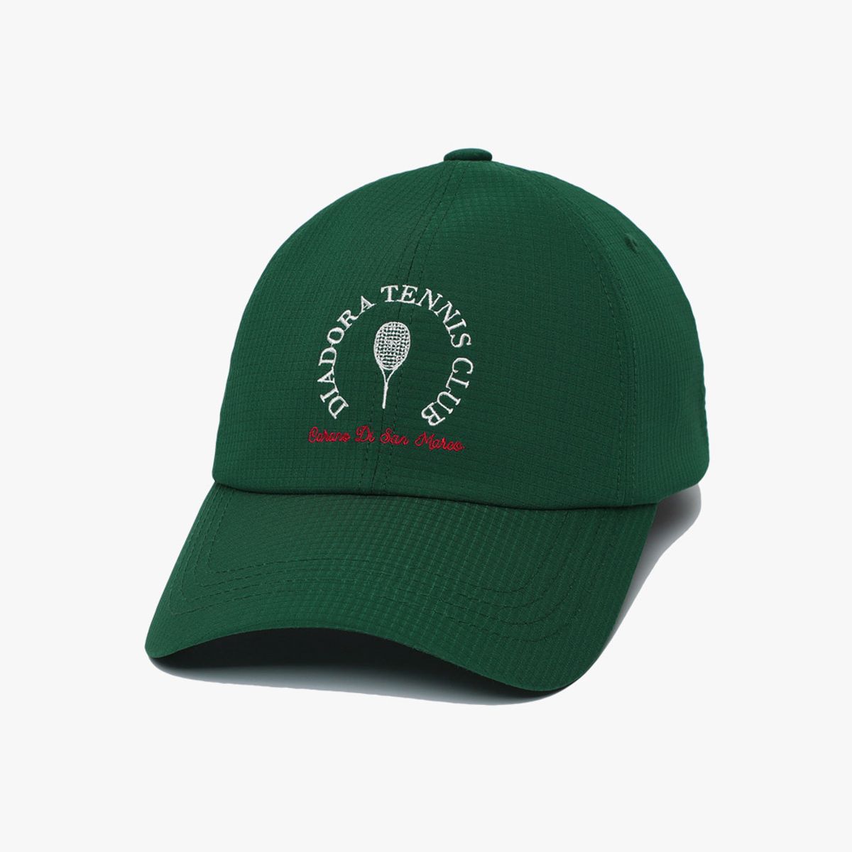 디아도라(diadora) 시어서커 테니스 볼캡 GREEN